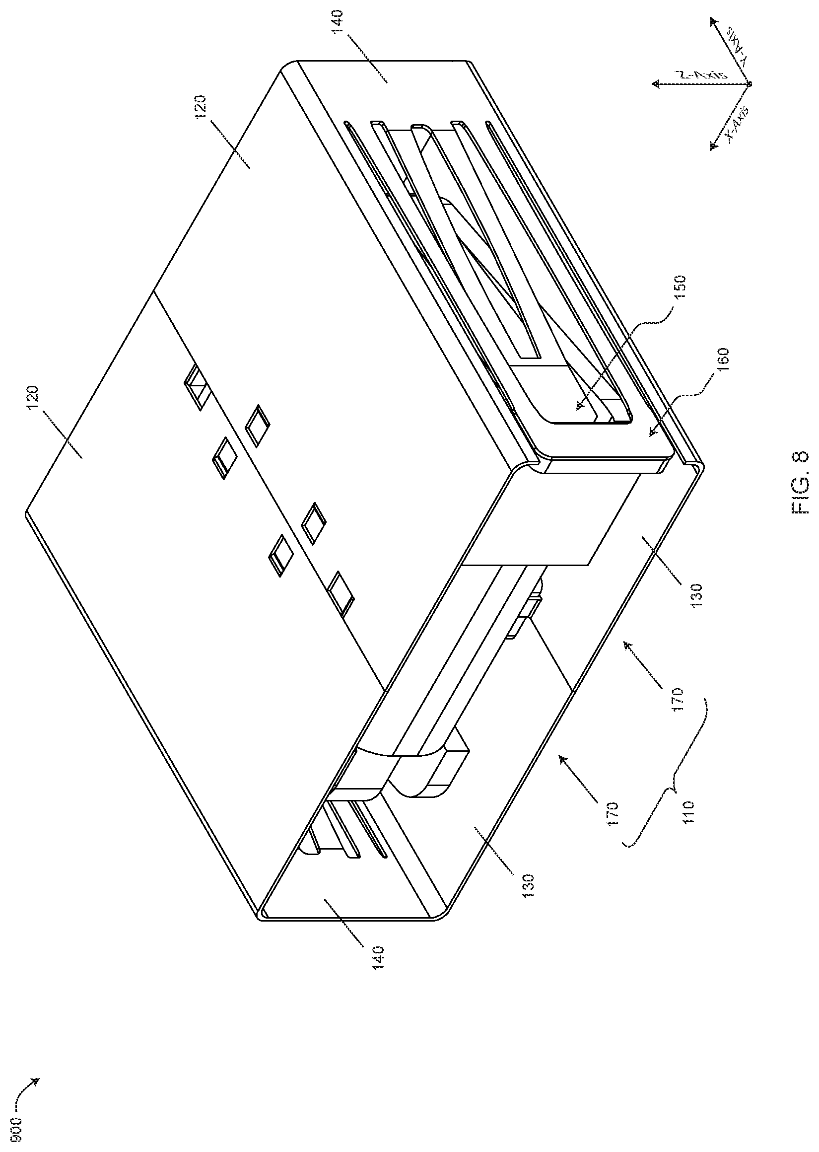 Patent US11784548 Figure 9 – Vibrating actuator with two resonant frequencies and two moving parts
