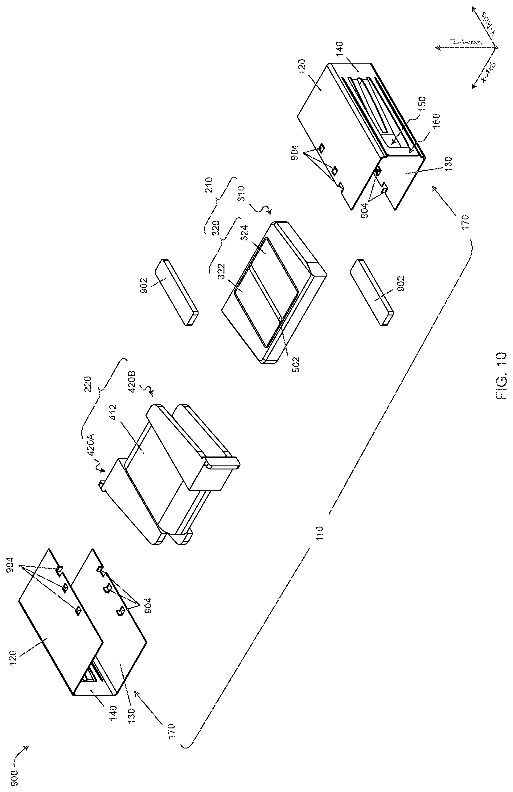 Patent US11784548 Figure 11 – Vibrating actuator with two resonant frequencies and two moving parts