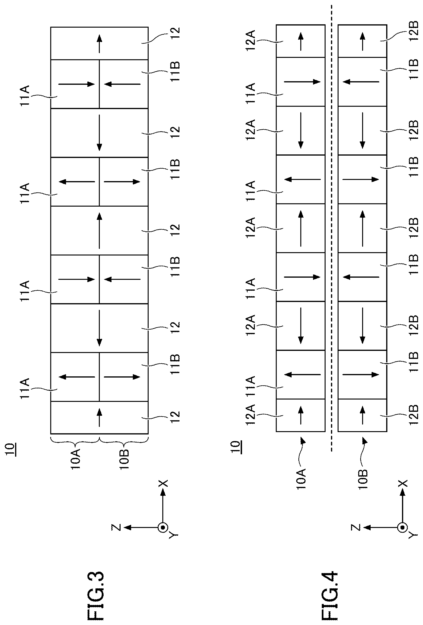 Patent US11784550 Figure 2 – Permanent field magnet, manufacturing method, and linear motor