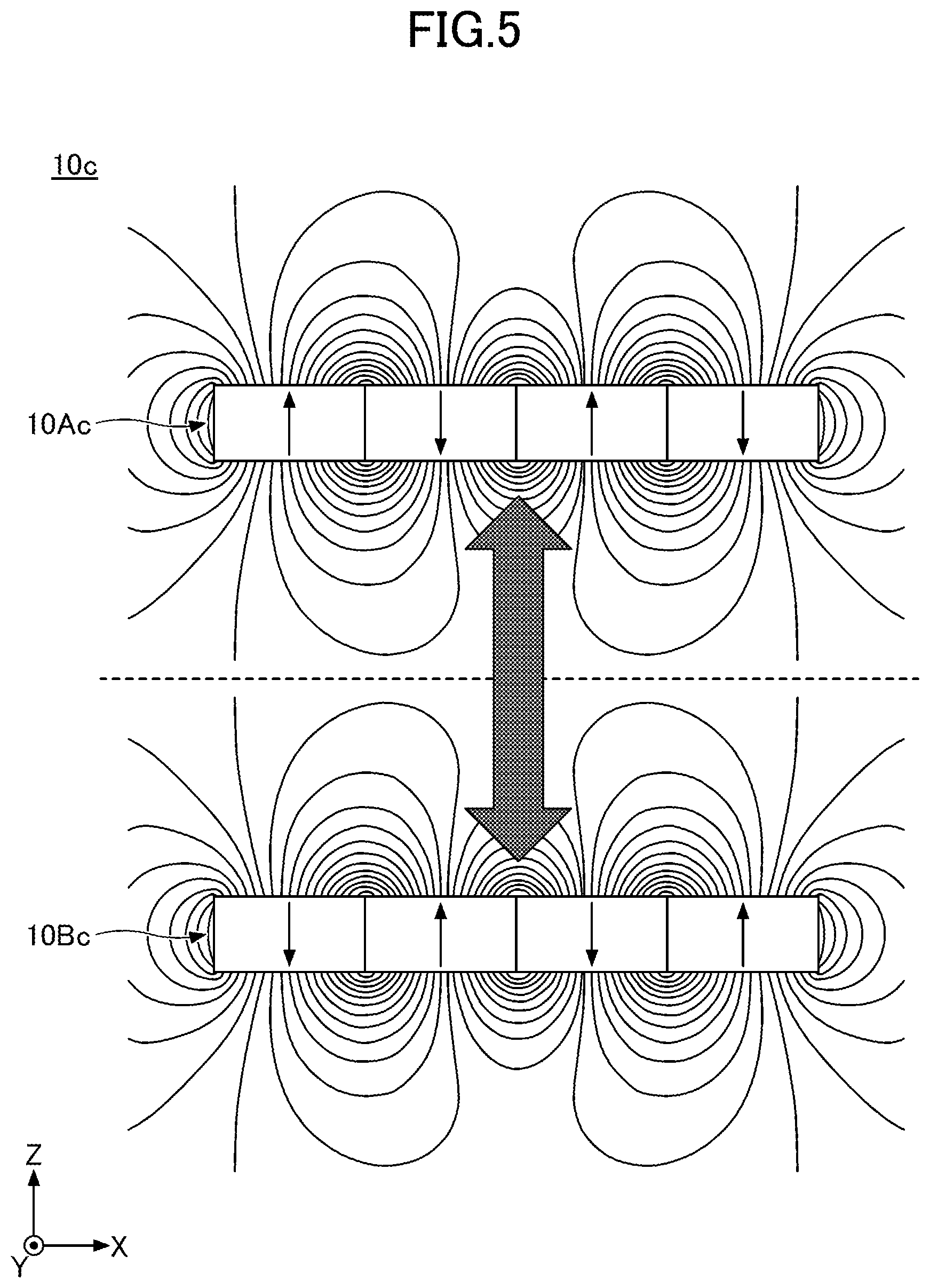 Patent US11784550 Figure 3 – Permanent field magnet, manufacturing method, and linear motor