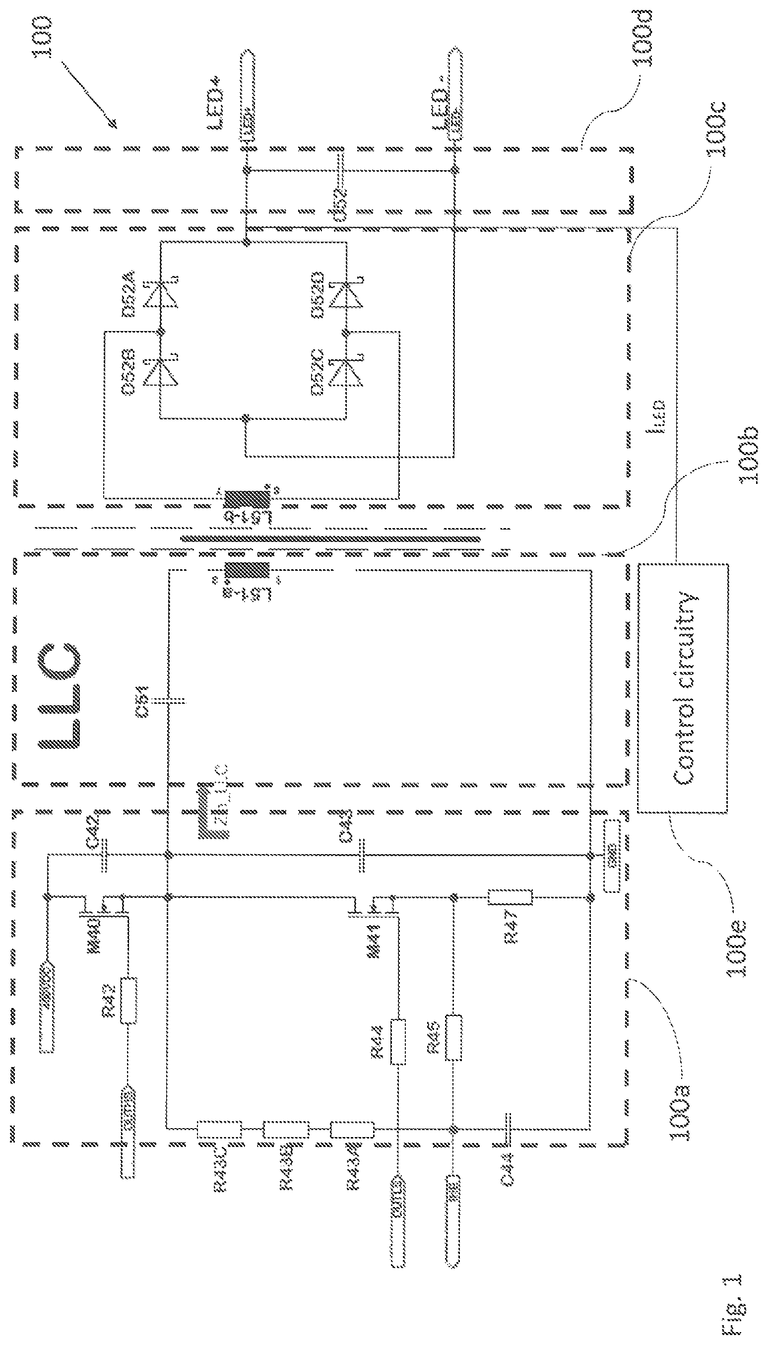 Patent US11784558 Figure 1 – LLC stage for LED drivers