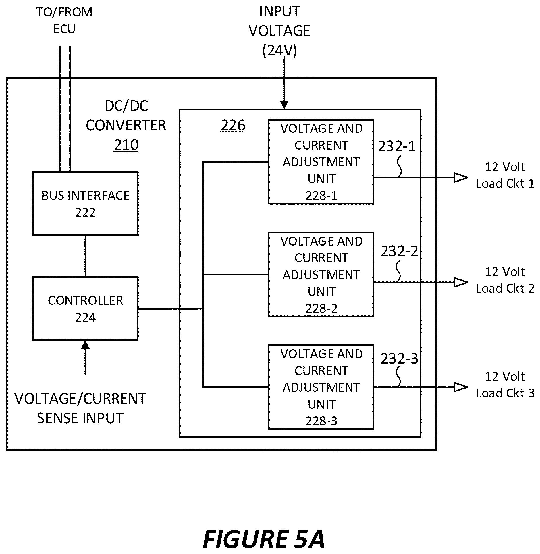 Patent US11784559 Figure 4 – DC/DC converter overload management in vehicle electrical systems