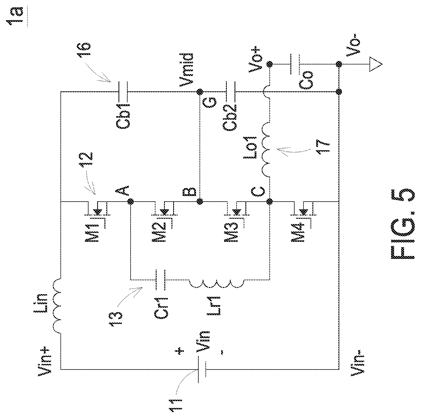 Patent US11784560 Figure 5 – Power conversion circuit