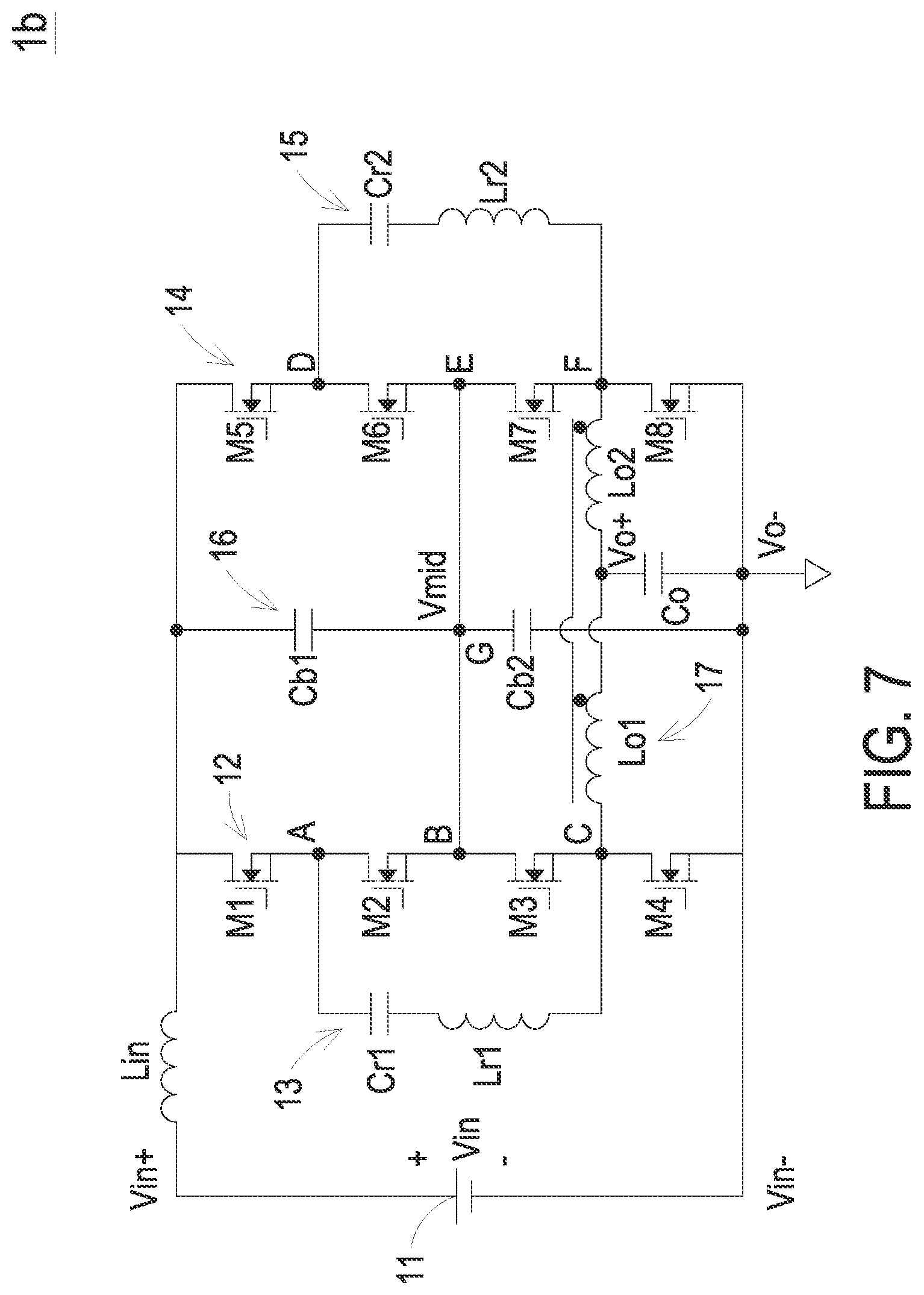 Patent US11784560 Figure 7 – Power conversion circuit