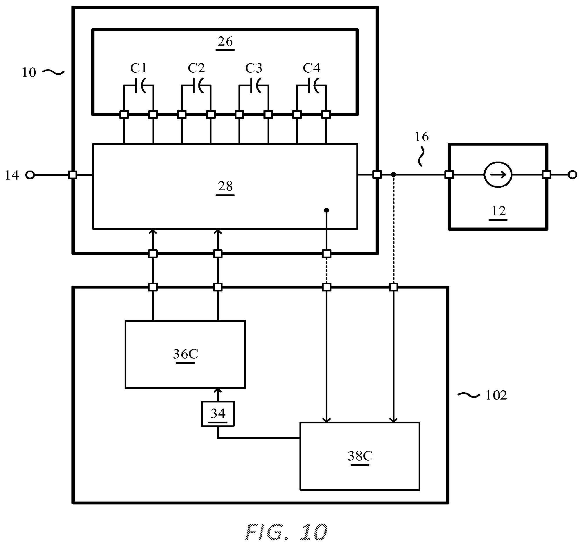 Patent US11784561 Figure 8 – Charge pump stability control