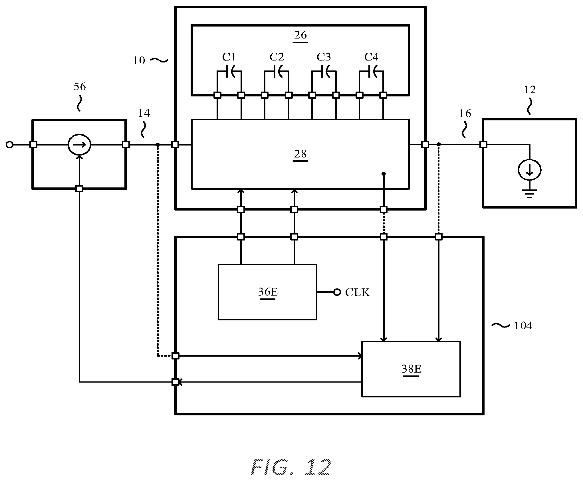 Patent US11784561 Figure 10 – Charge pump stability control