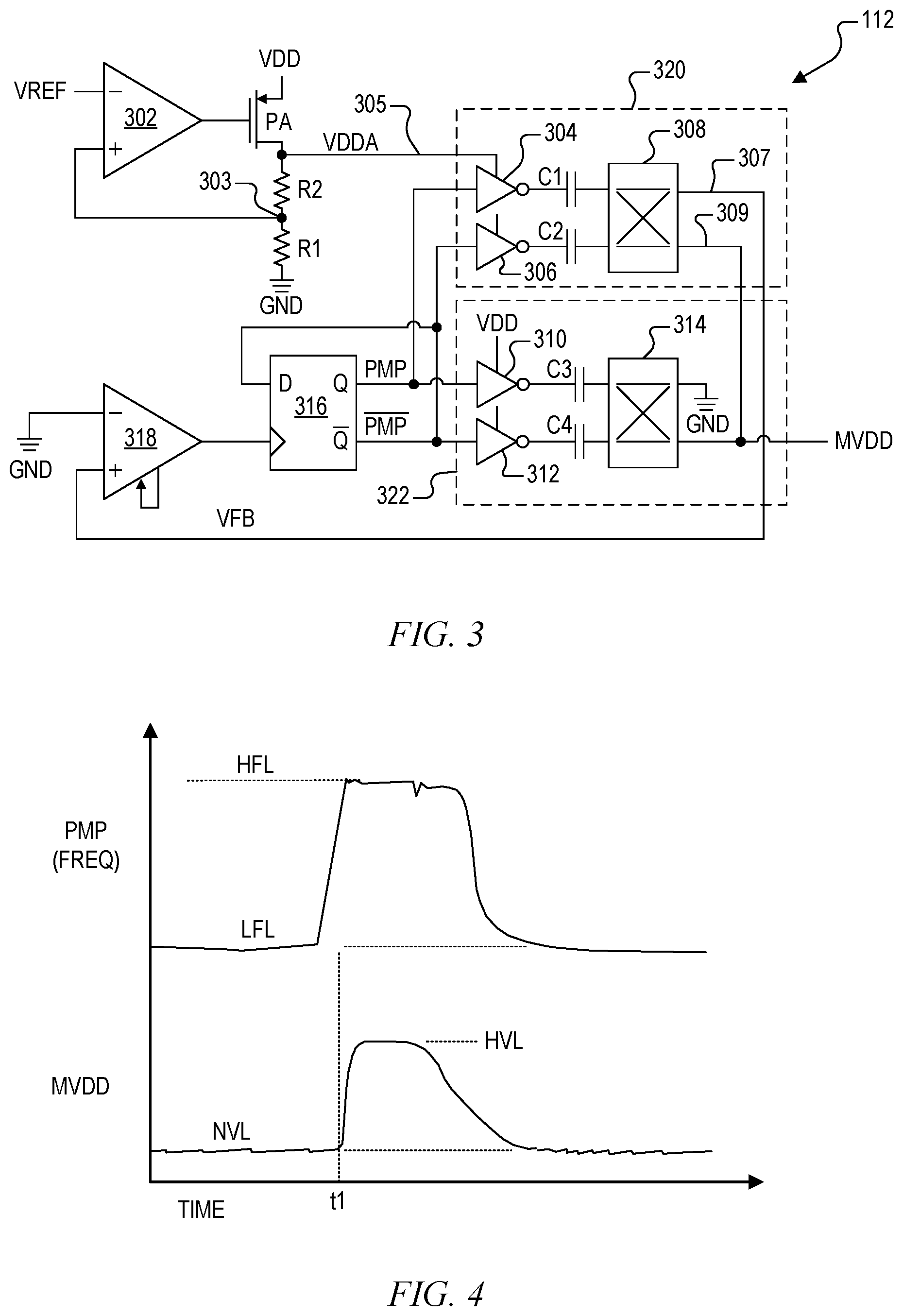 Patent US11784562 Figure 3 – Switch activation system with fast recovery negative voltage charge pump and charge pump load monitoring