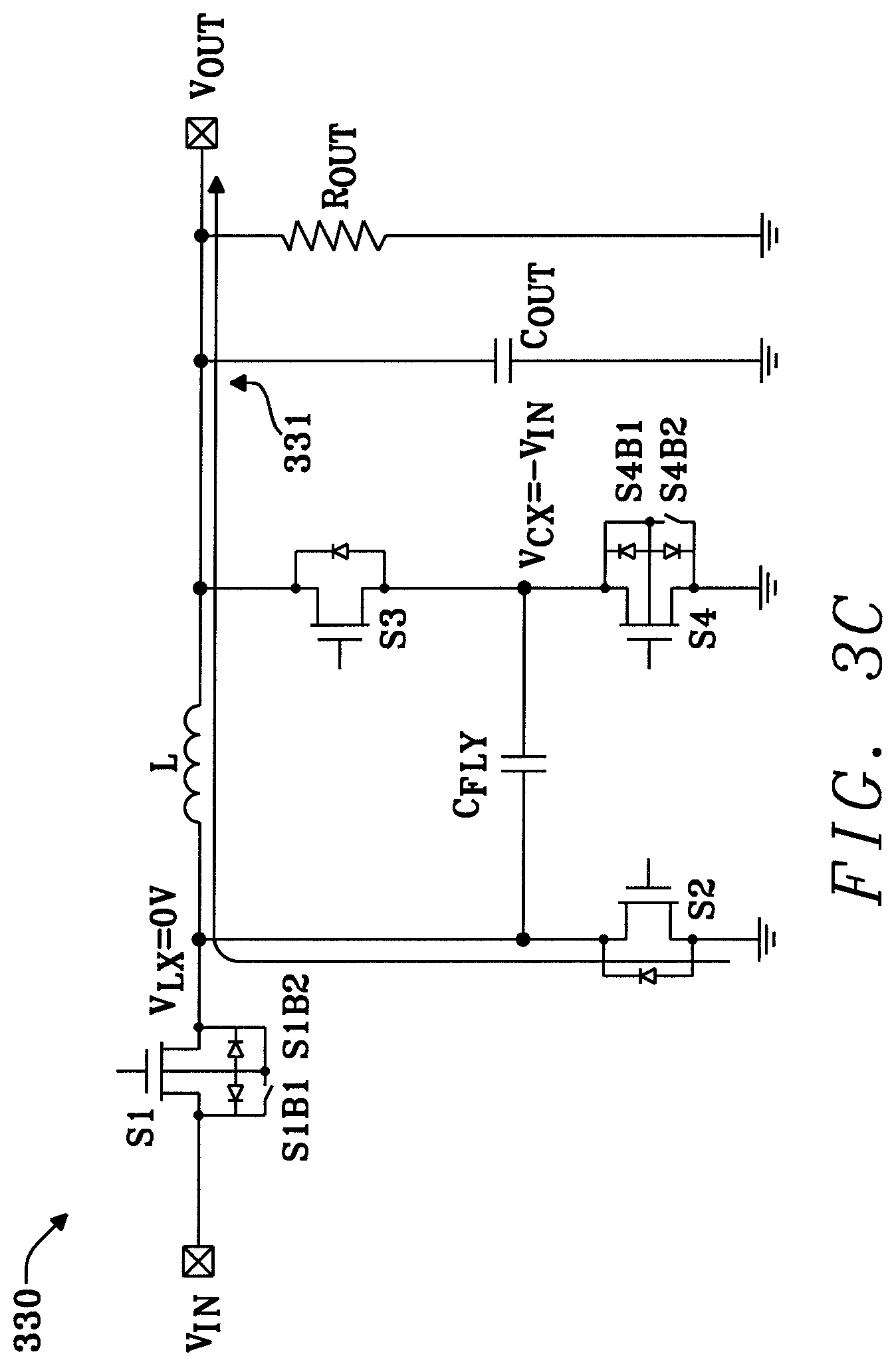 Patent US11784569 Figure 5 – Efficient hybrid buck-boost converter