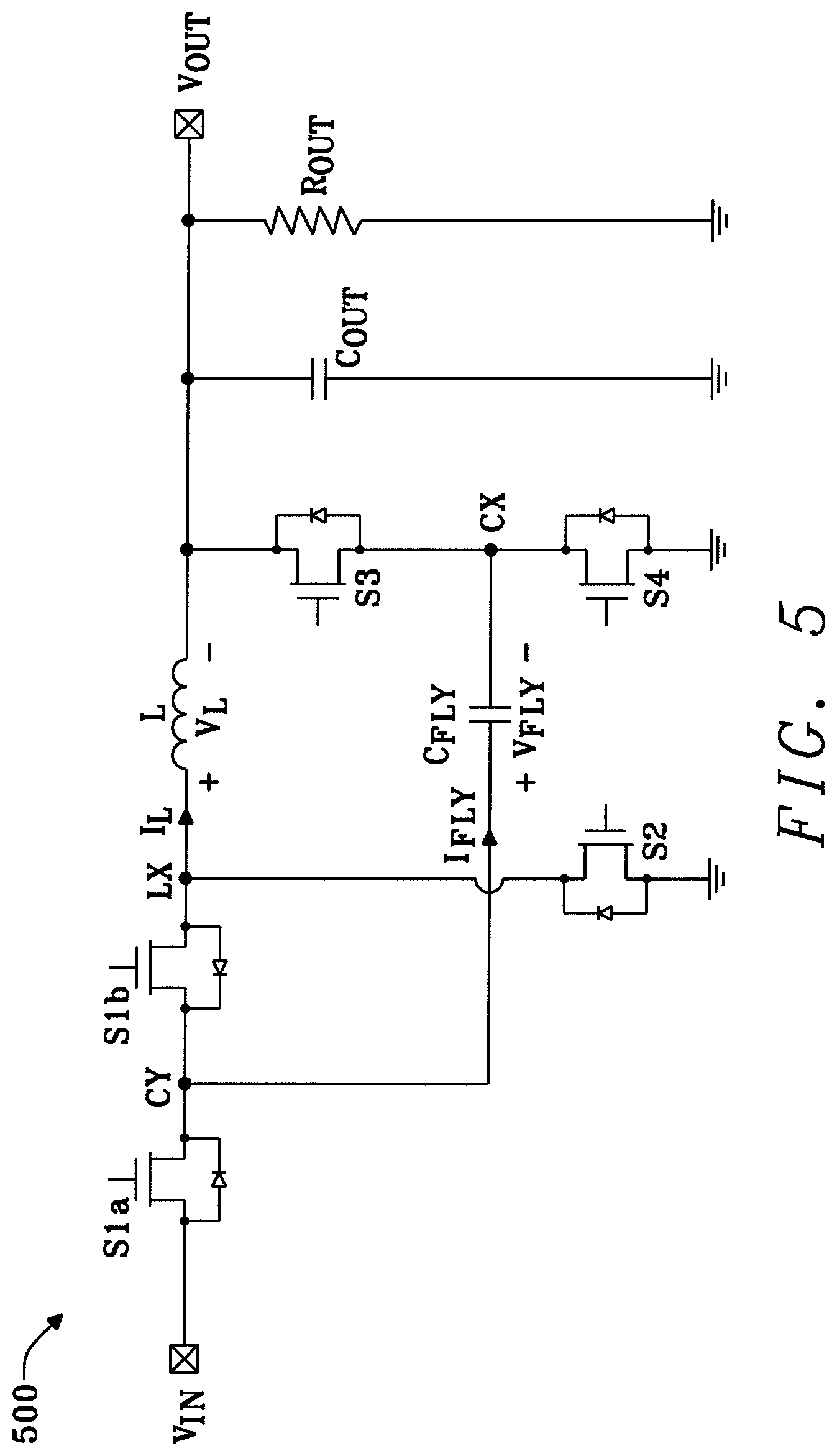 Patent US11784569 Figure 7 – Efficient hybrid buck-boost converter