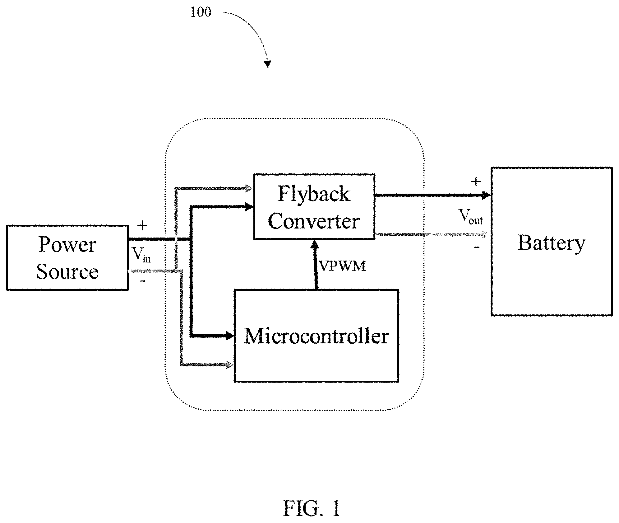 Patent US11784571 Figure 1 – Electrical network with flyback energy harvesting device