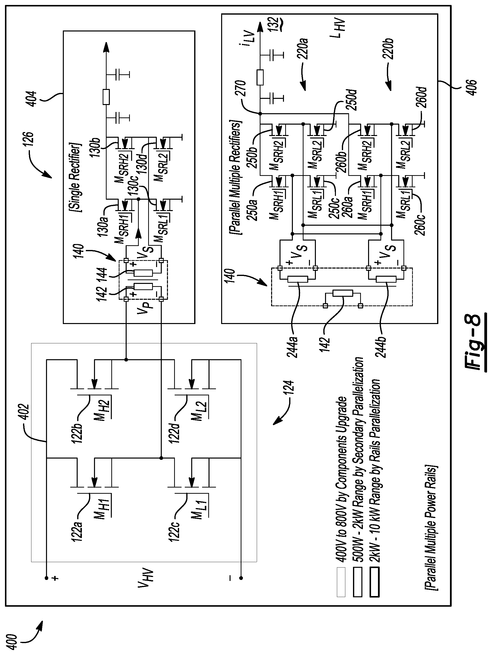Patent US11784573 Figure 5 – HV/MV/LV DC/DC converter