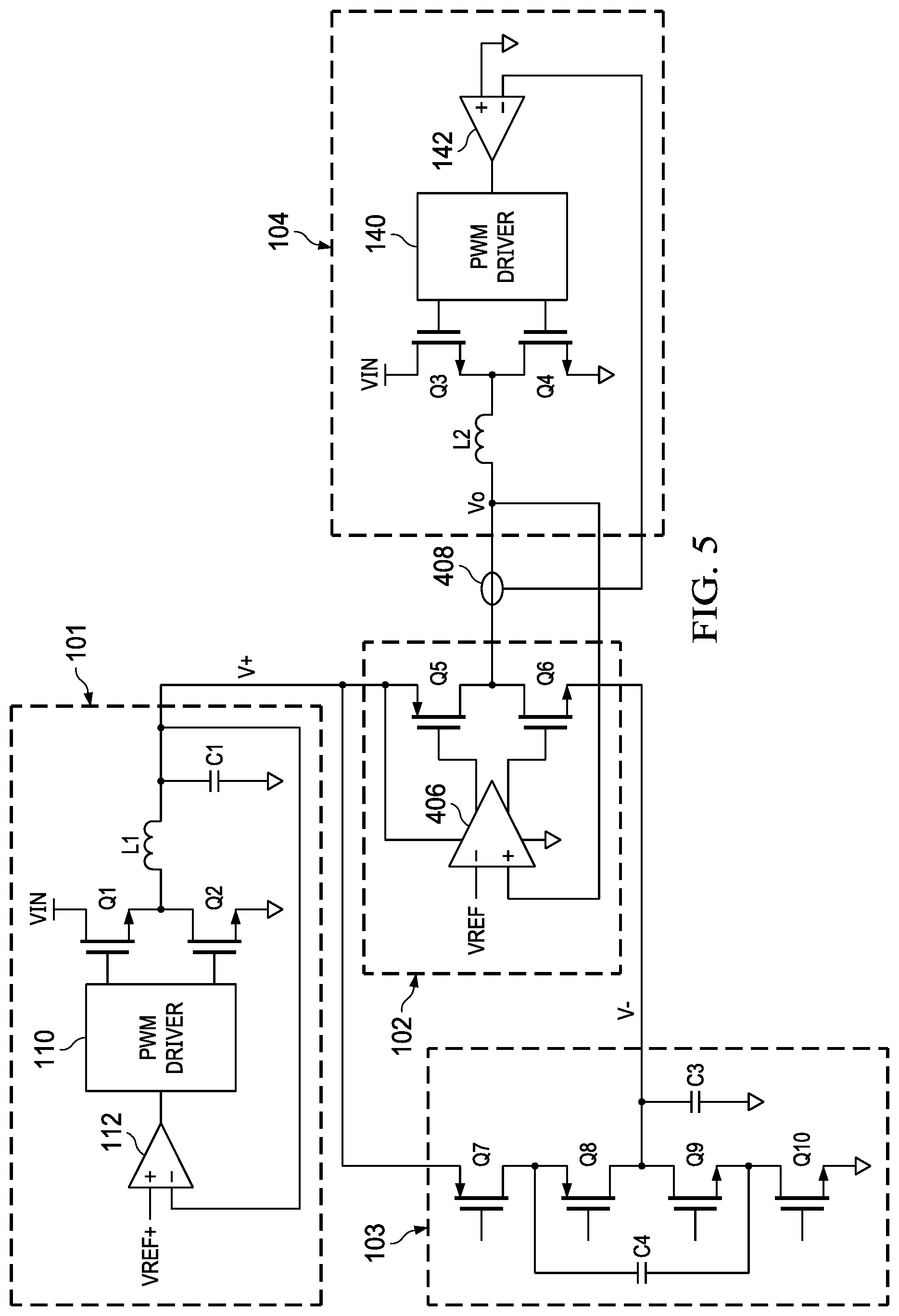 Patent US11784577 Figure 3 – Low noise power conversion system and method