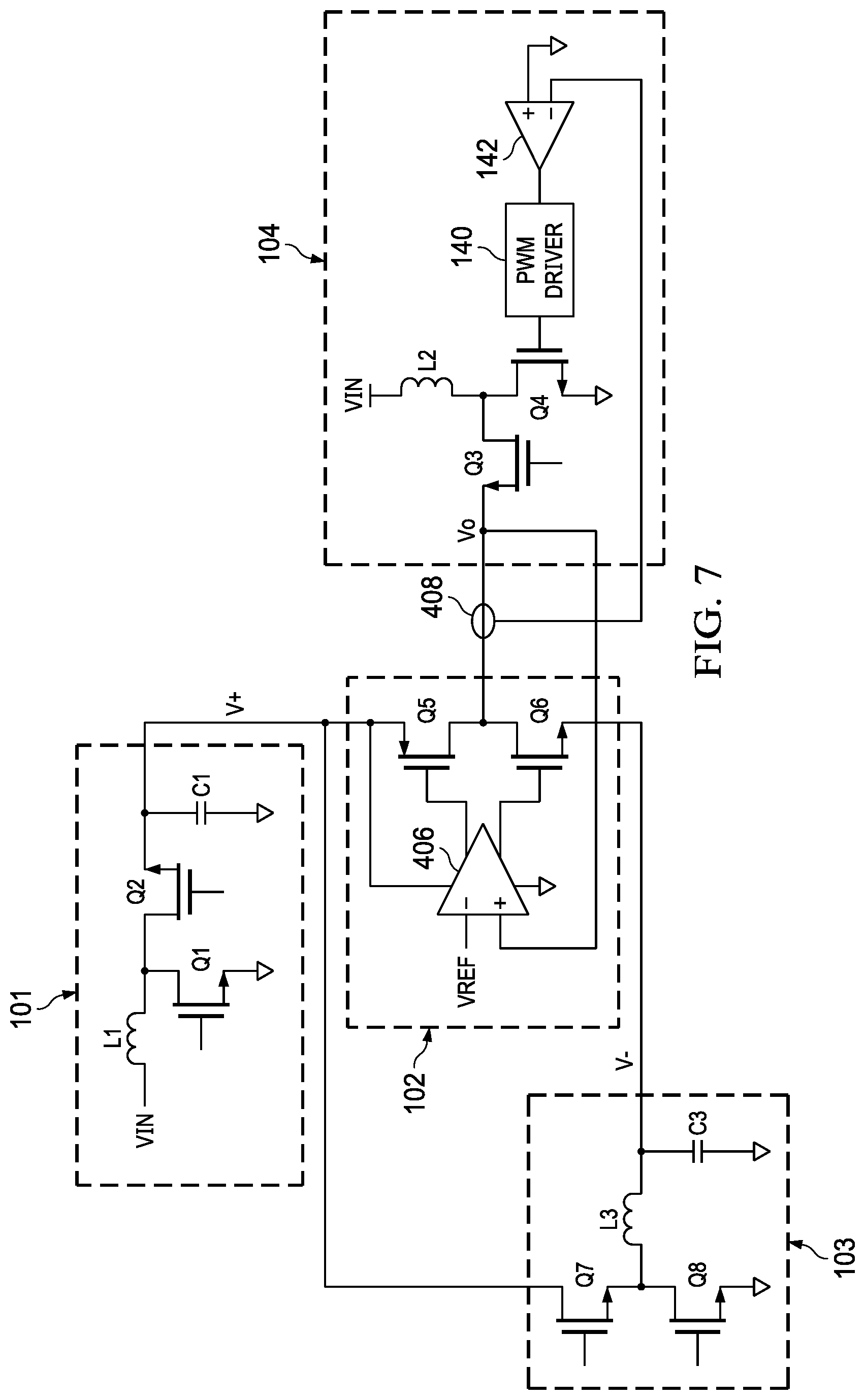 Patent US11784577 Figure 5 – Low noise power conversion system and method