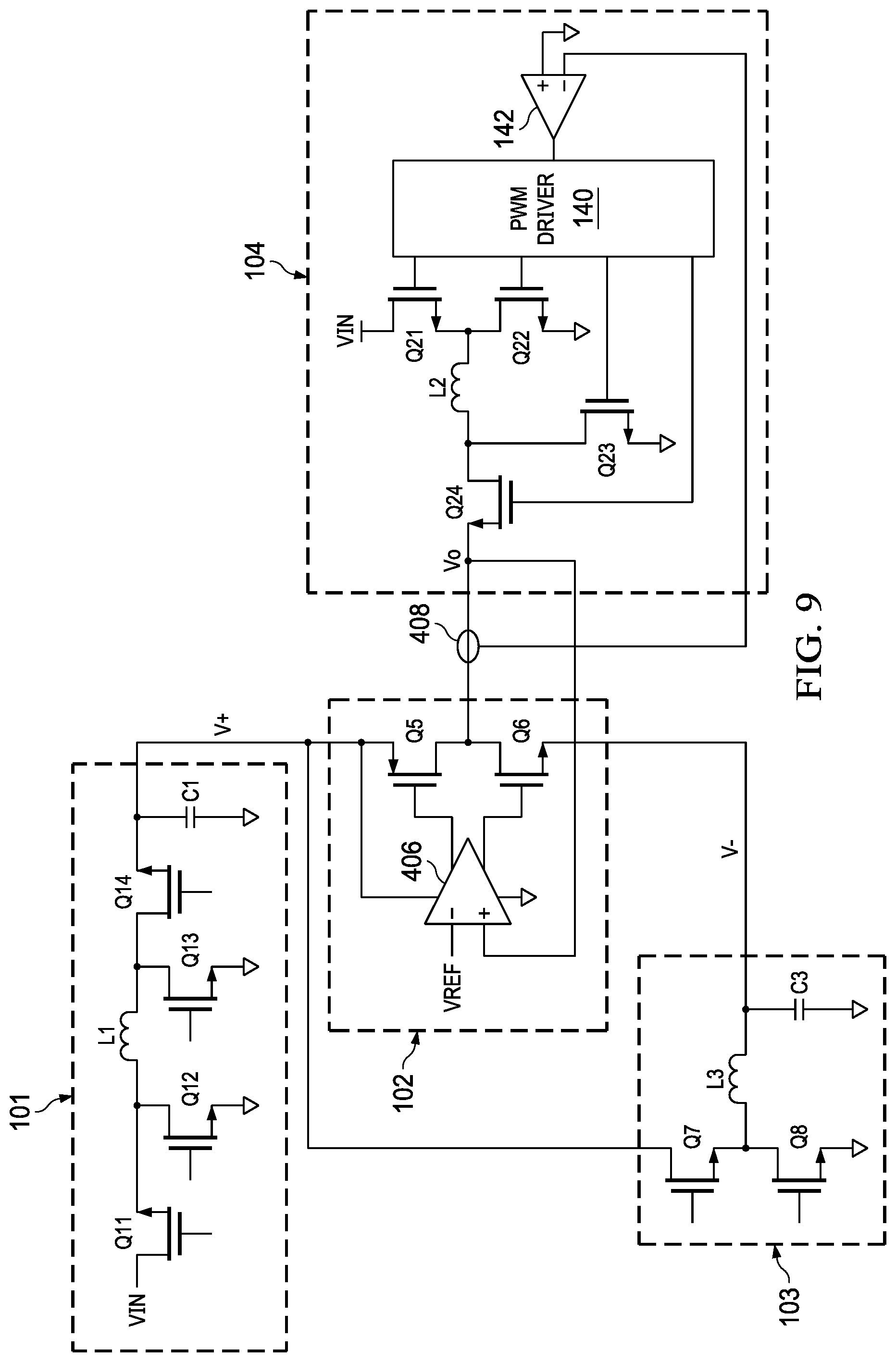 Patent US11784577 Figure 7 – Low noise power conversion system and method