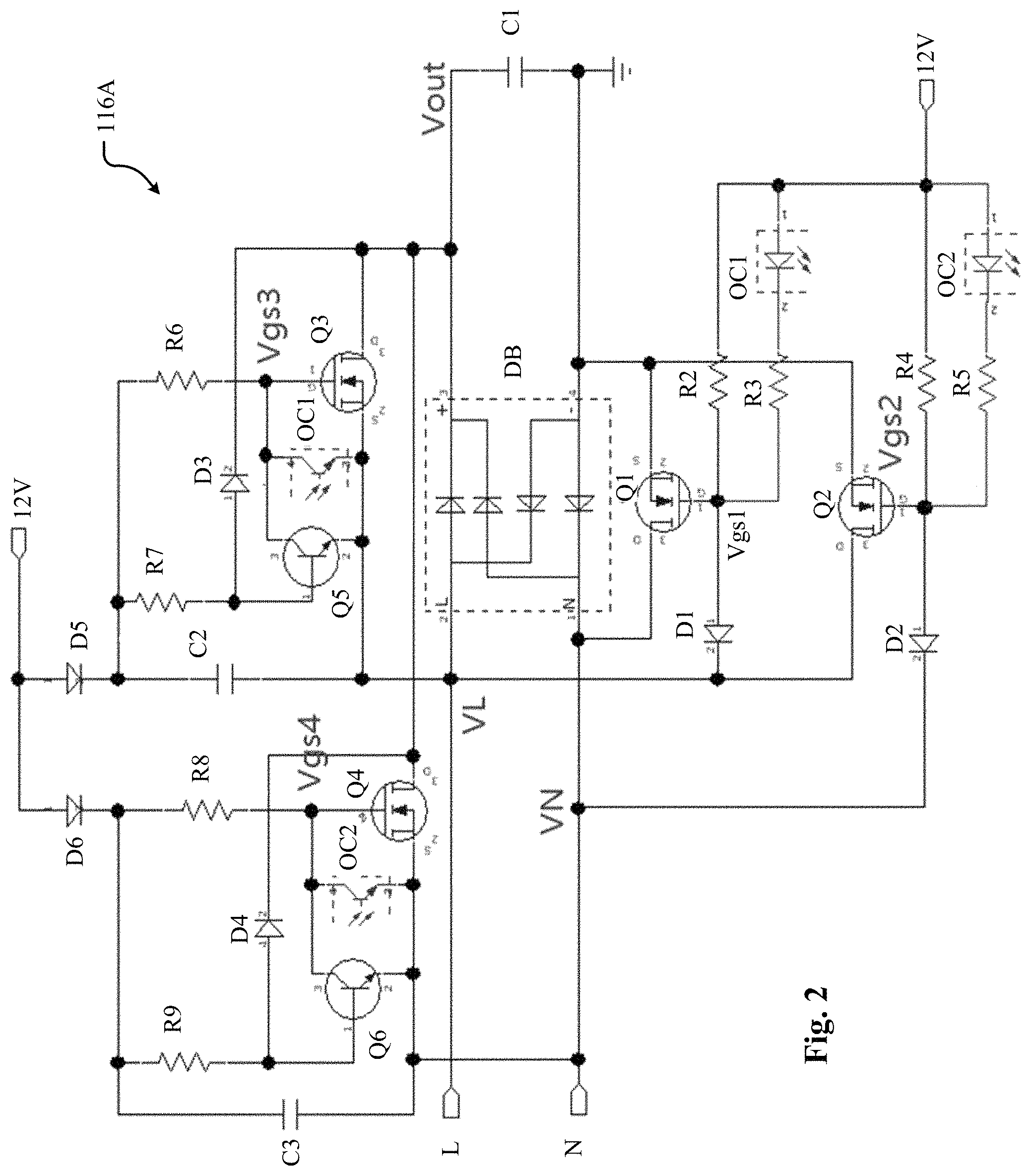Patent US11784579 Figure 2 – Devices, systems, and methods for power supplies