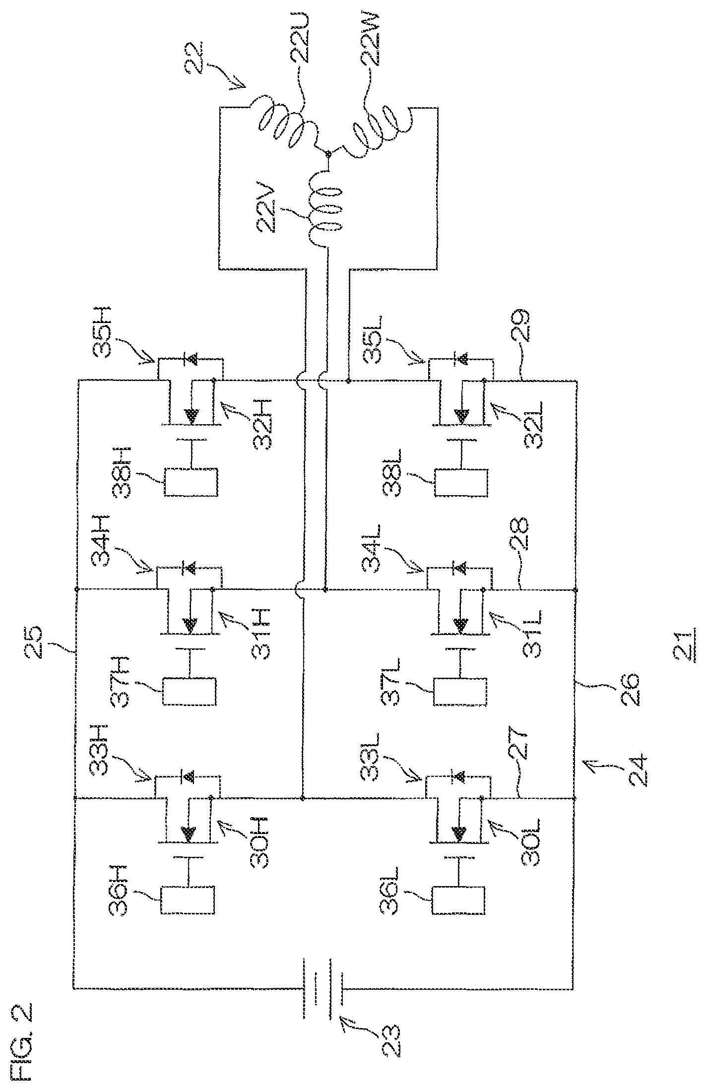 Patent US11784580 Figure 2 – Switching device