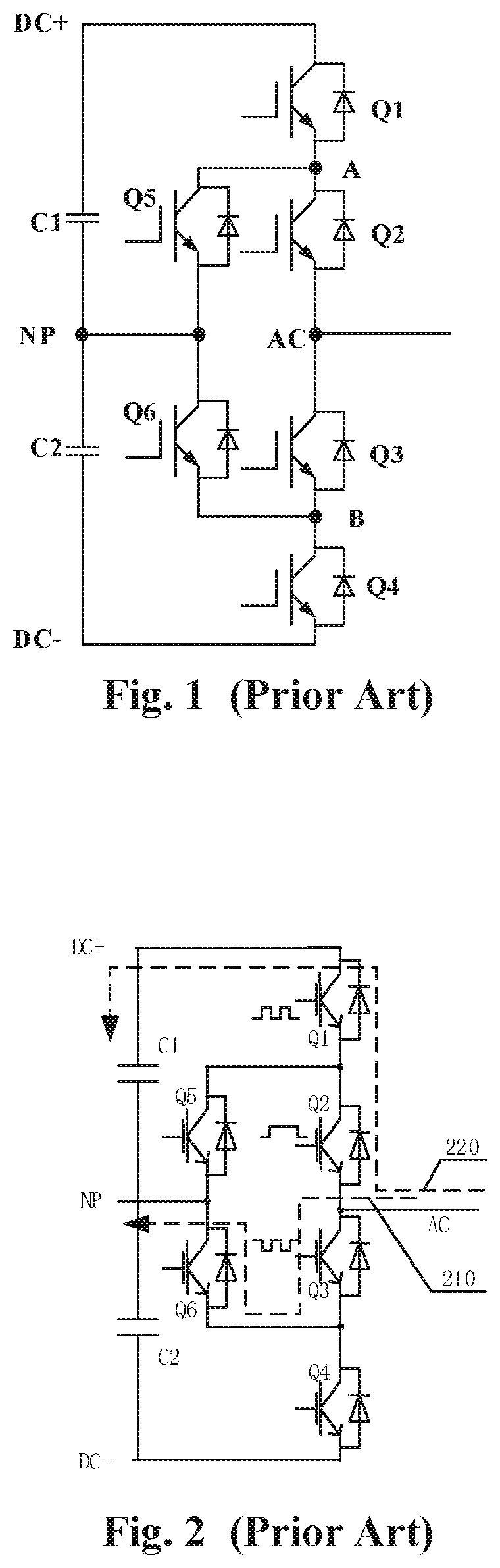 Patent US11784582 Figure 1 – Power component of three-level converter, three-level converter and wind turbine