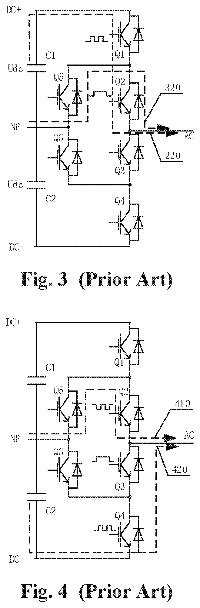 Patent US11784582 Figure 2 – Power component of three-level converter, three-level converter and wind turbine