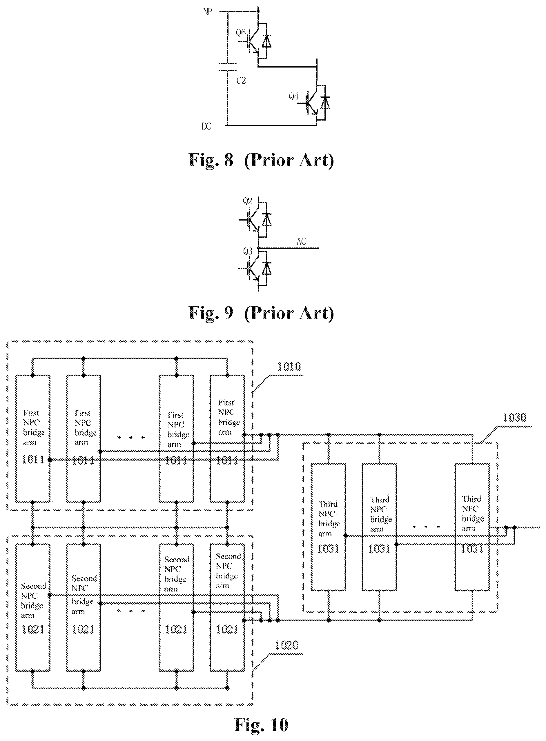 Patent US11784582 Figure 4 – Power component of three-level converter, three-level converter and wind turbine