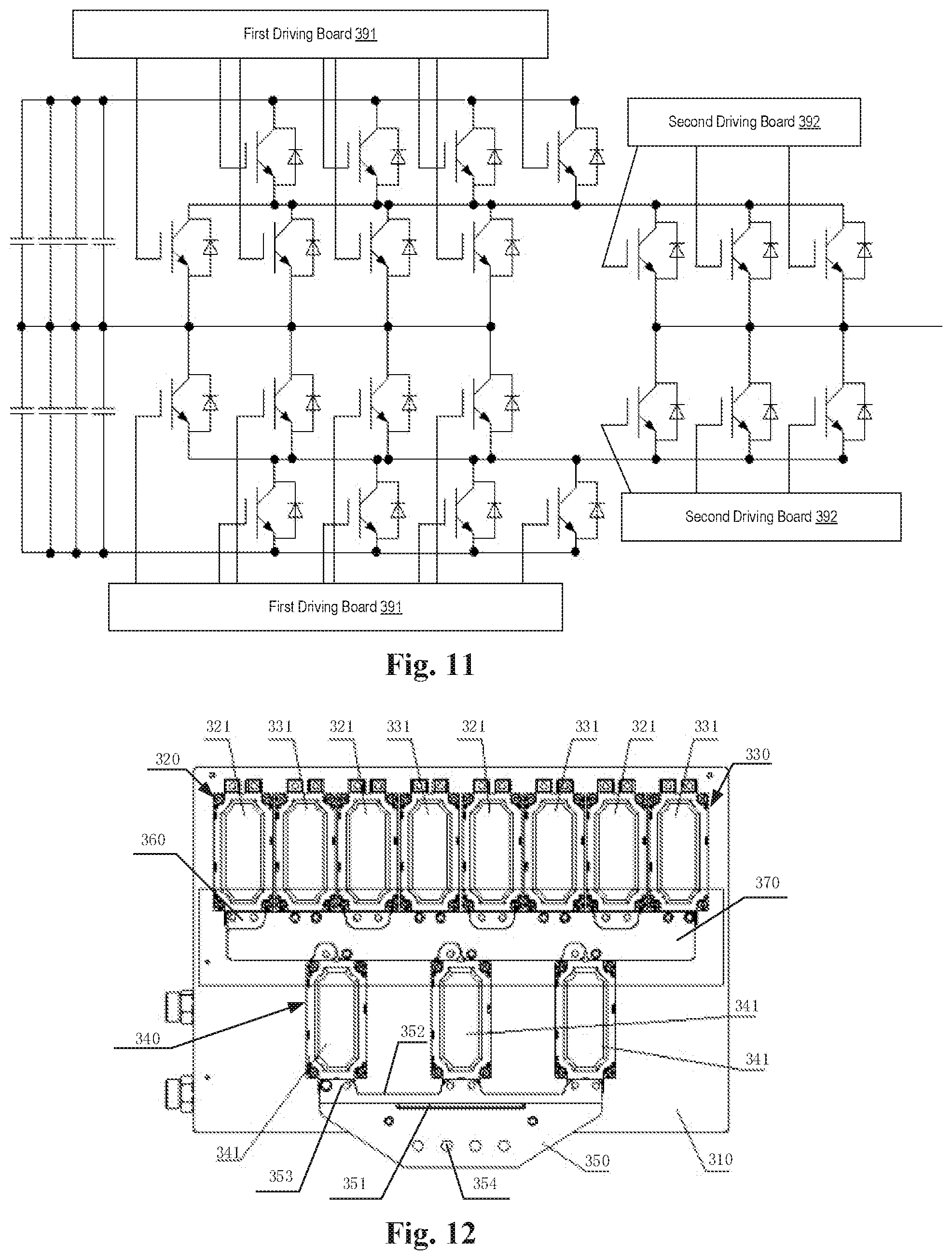 Patent US11784582 Figure 5 – Power component of three-level converter, three-level converter and wind turbine