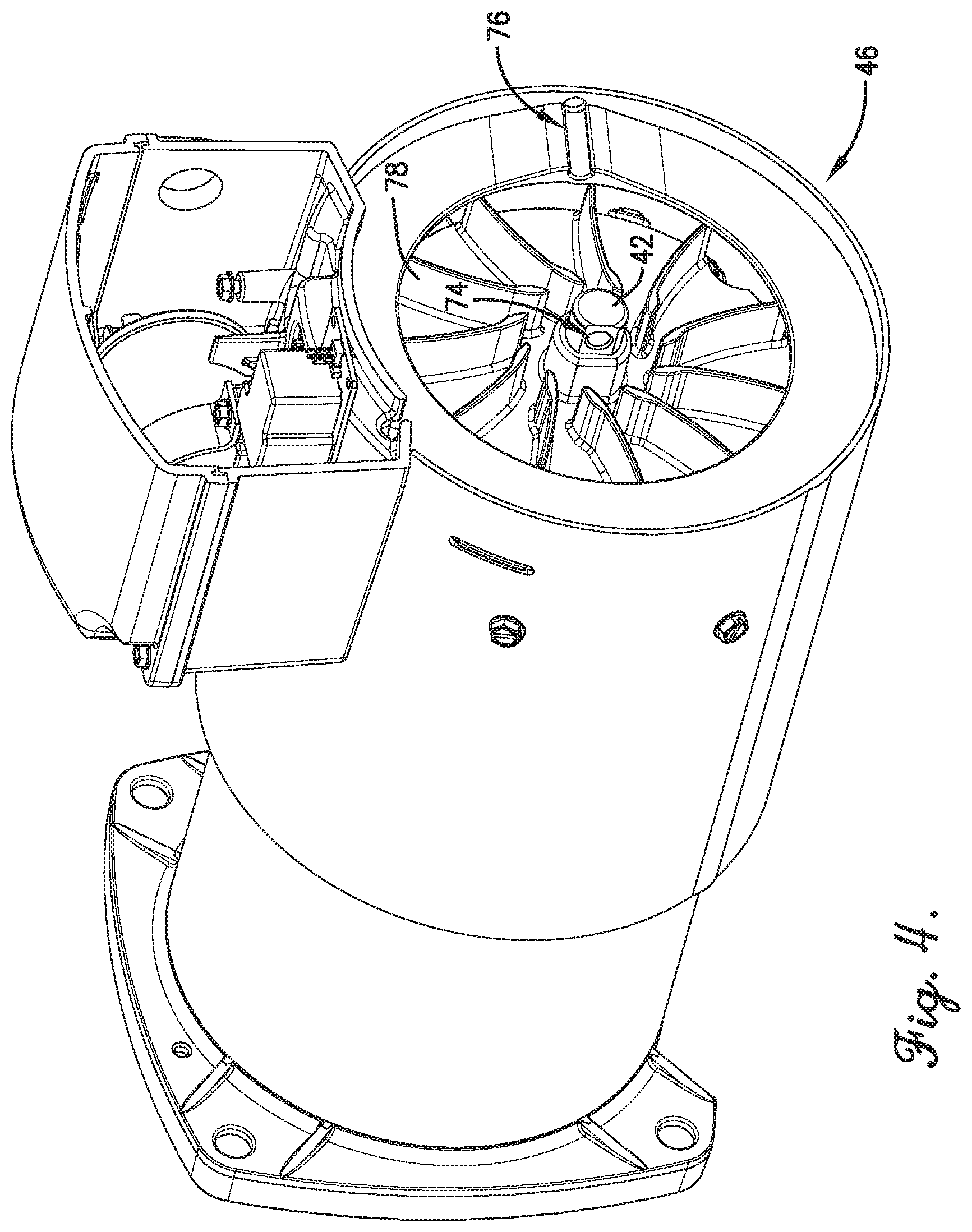 Patent US11784591 Figure 4 – Dual motor system with flow control
