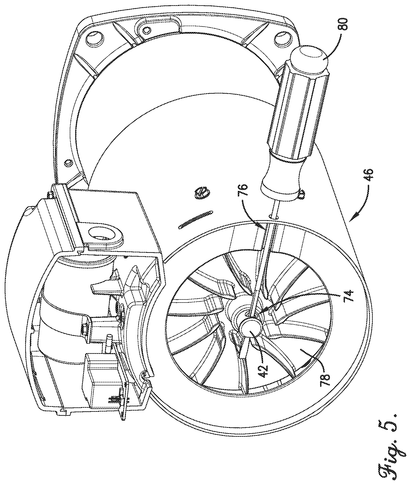 Patent US11784591 Figure 5 – Dual motor system with flow control