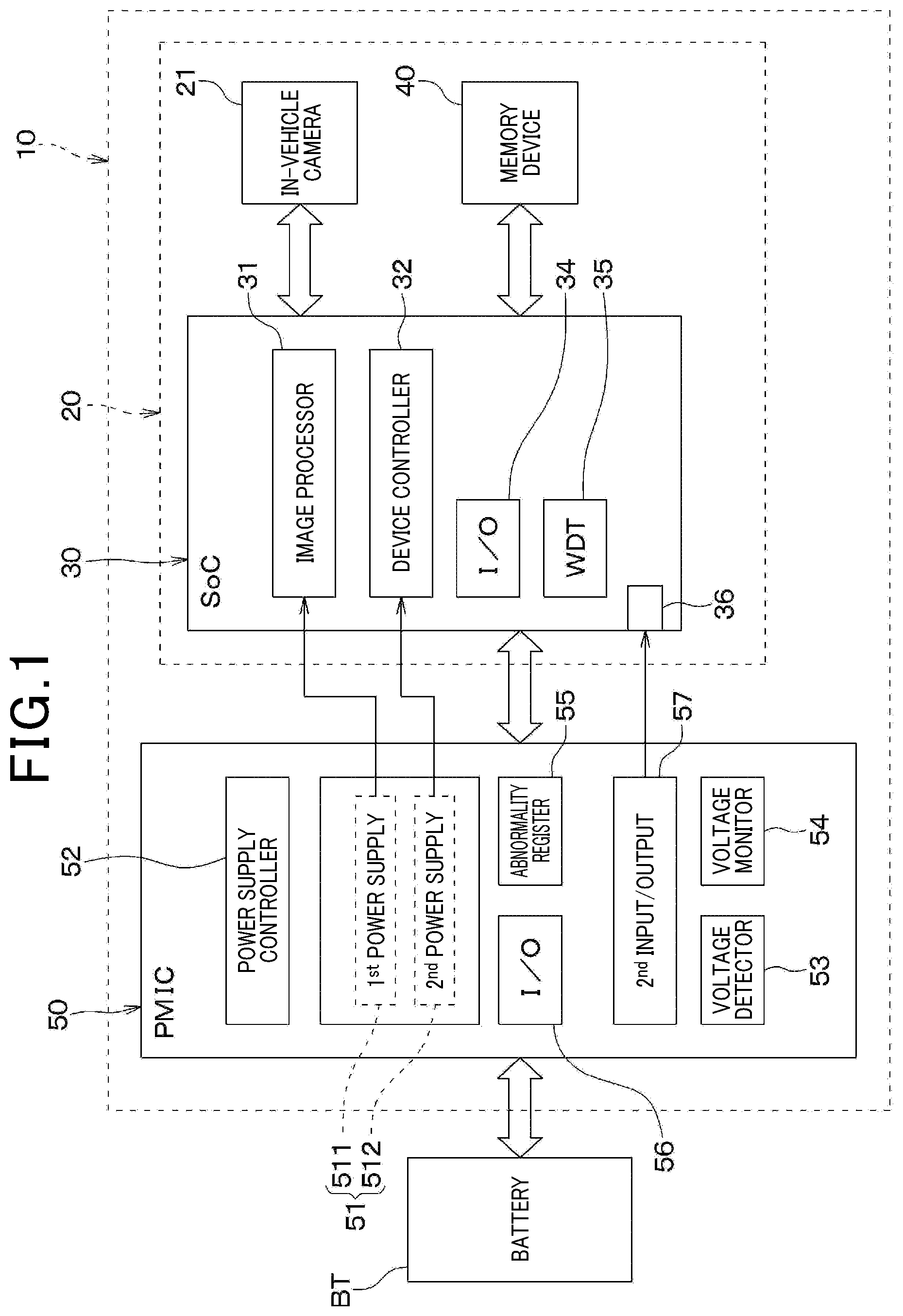 Patent US11784593 Figure 1 – Power supply controller