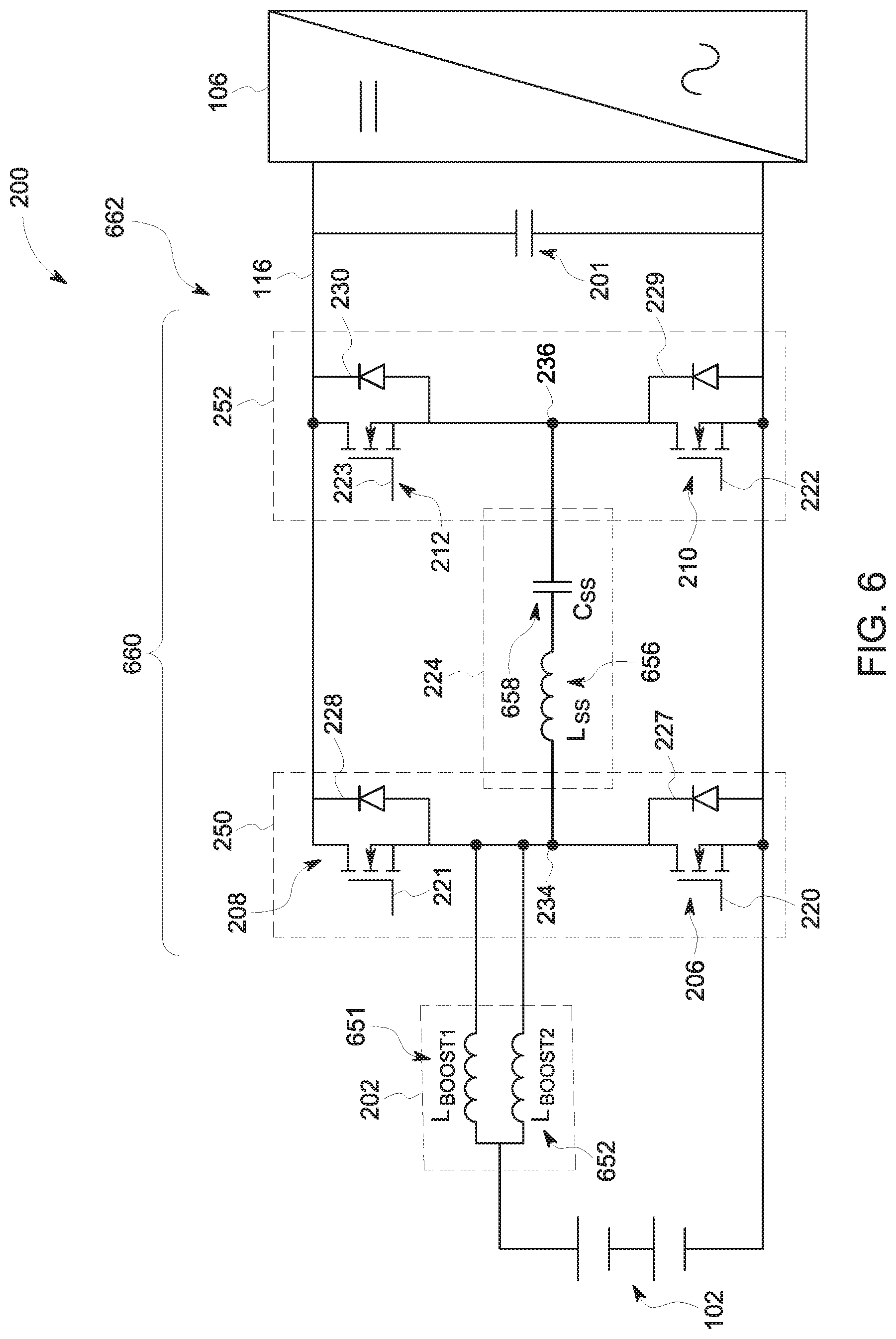 Patent US11784600 Figure 6 – Systems and methods for a soft switching DC-DC converter