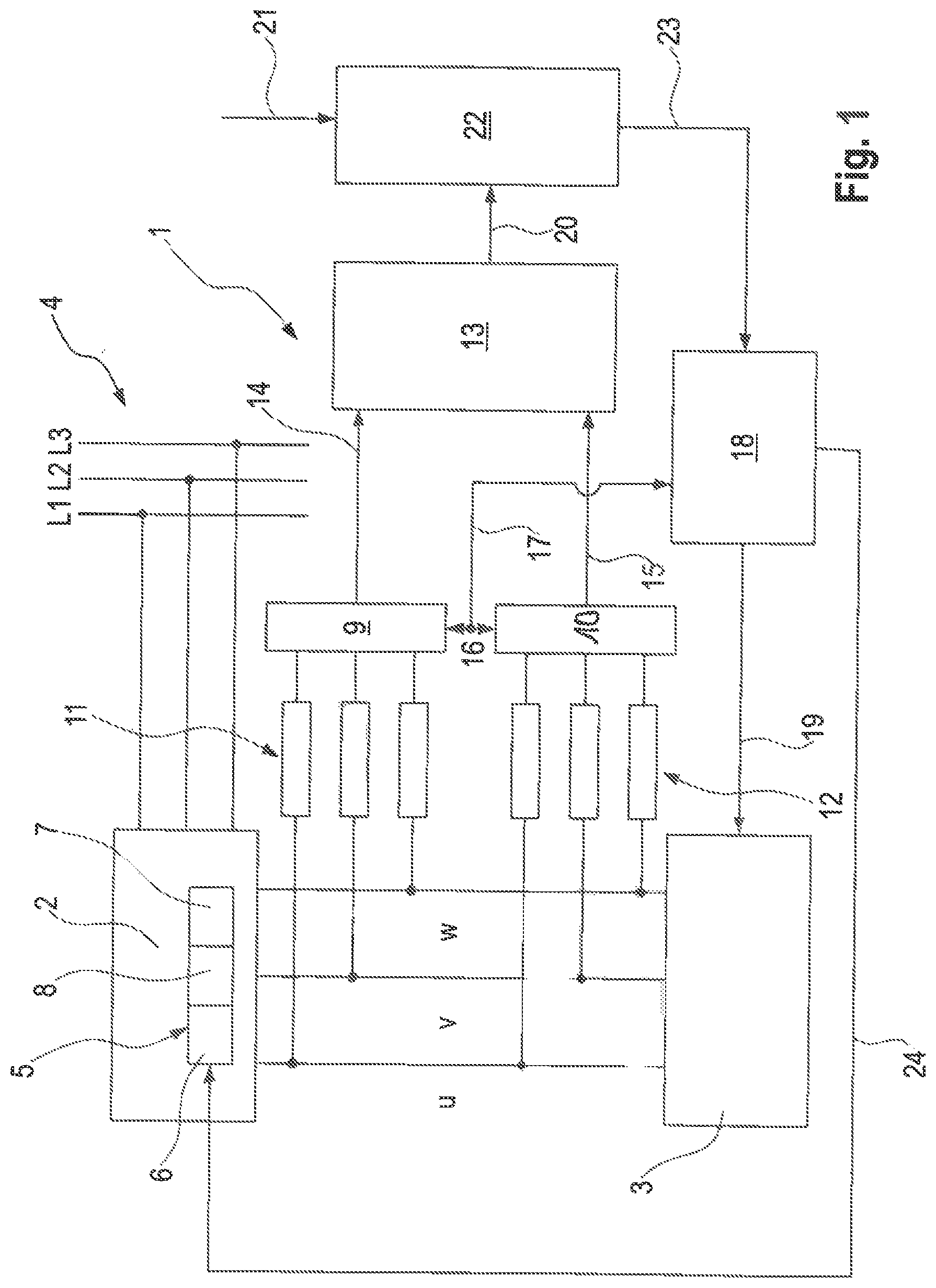 Patent US11784606 Figure 1 – Method and device for a failsafe rotational speed monitoring process
