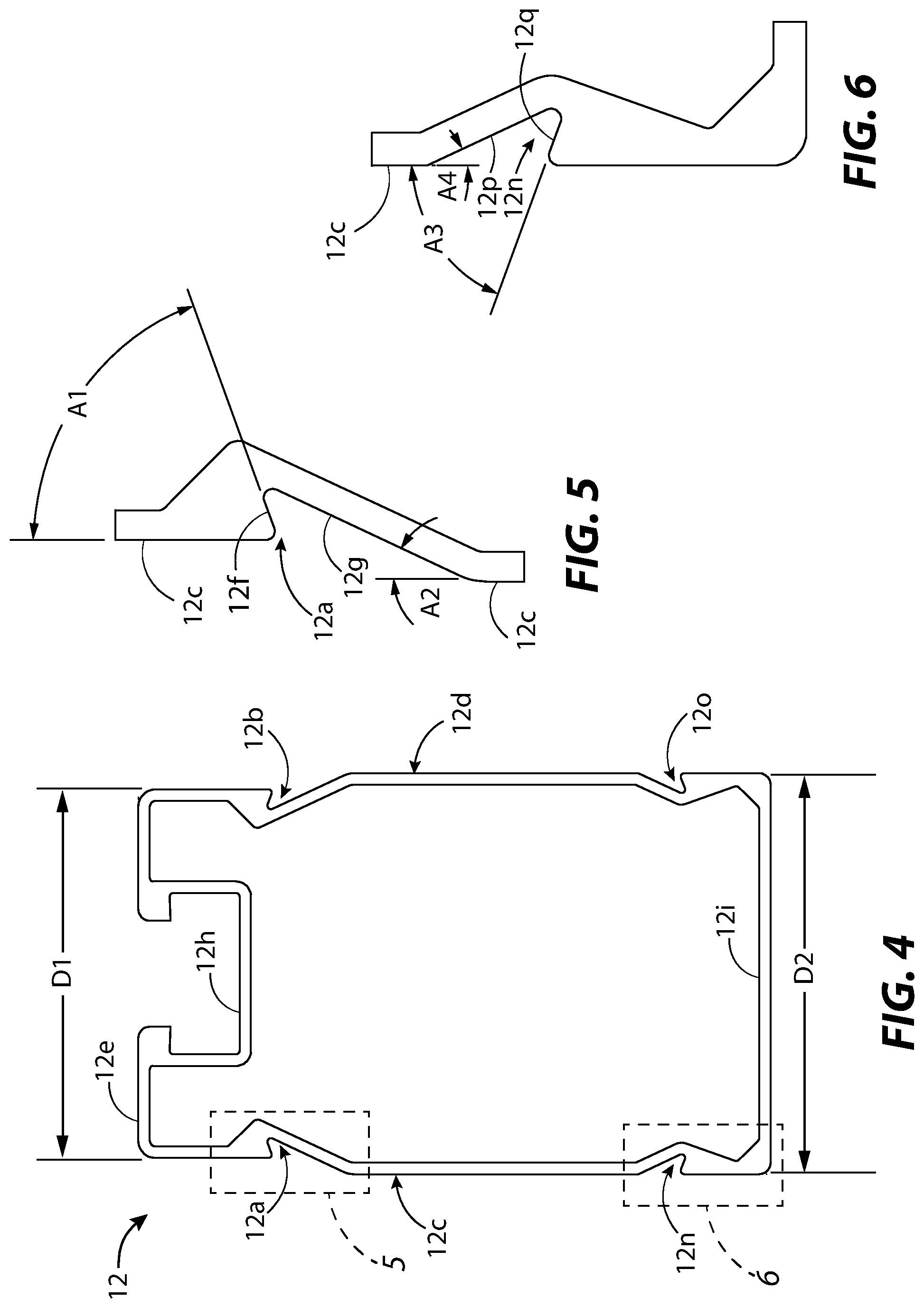 Patent US11784607 Figure 4 – Solar panel racking system and devices for the same