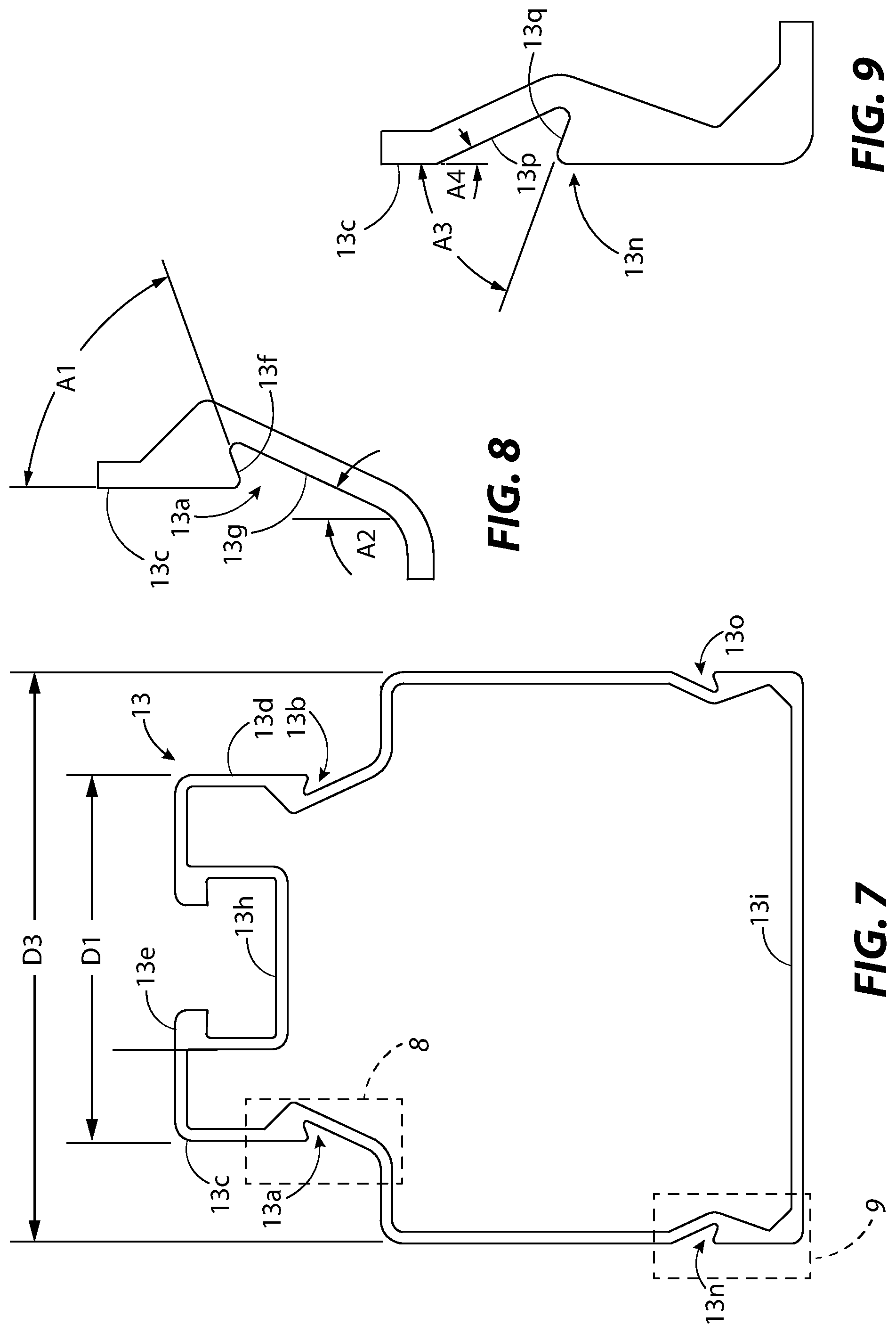 Patent US11784607 Figure 5 – Solar panel racking system and devices for the same