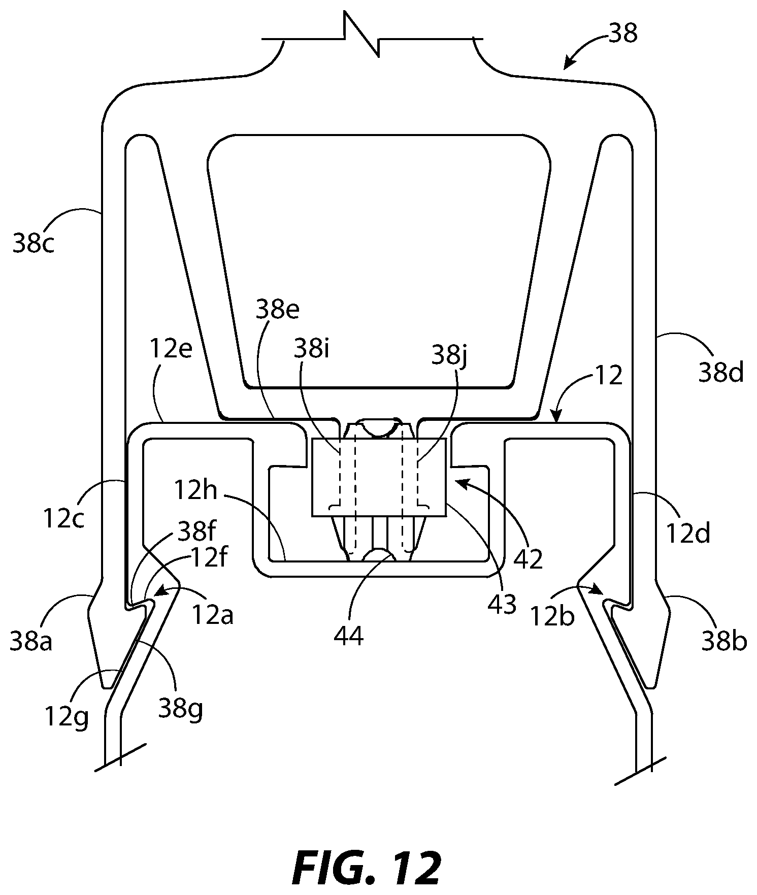 Patent US11784607 Figure 7 – Solar panel racking system and devices for the same