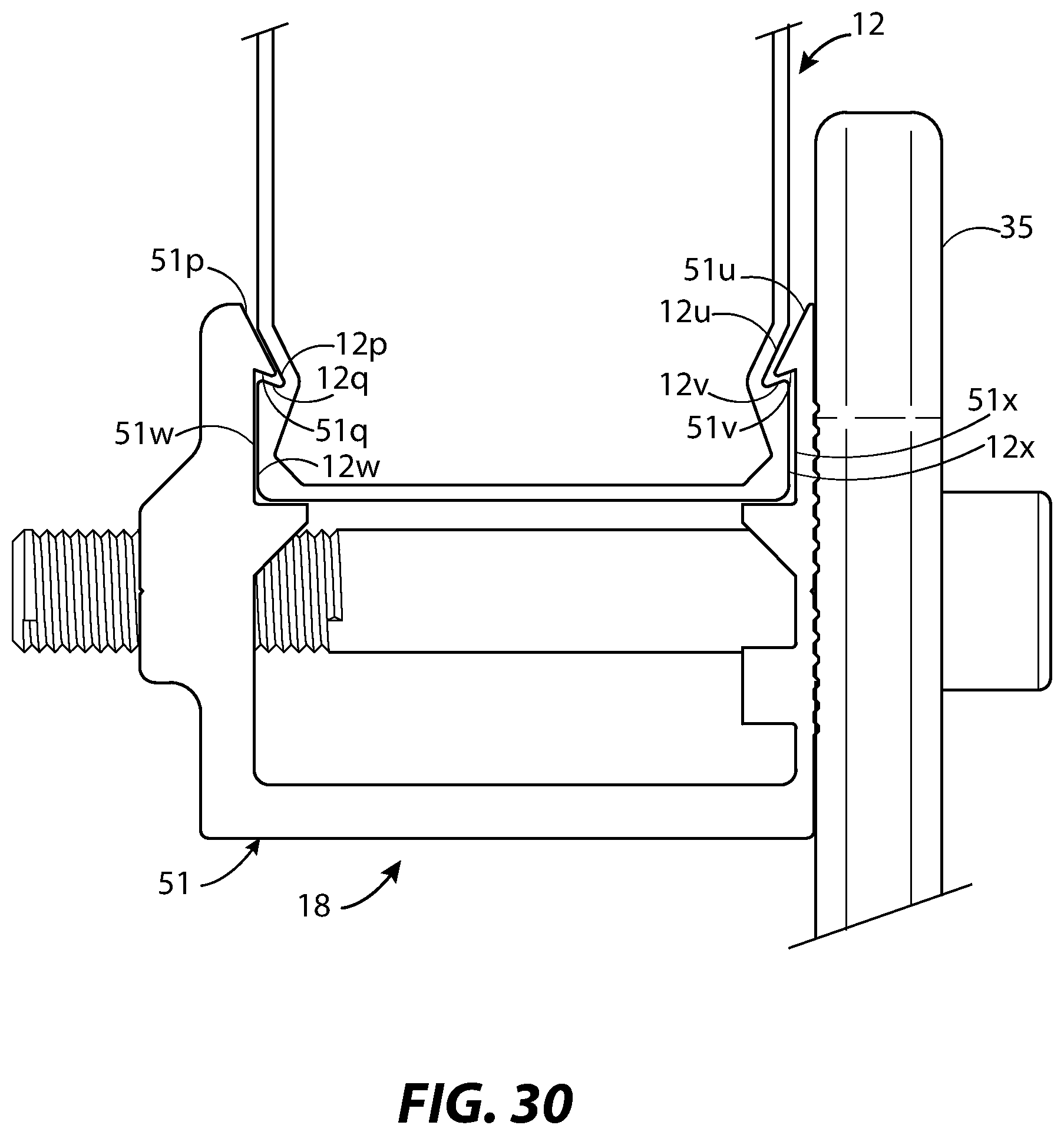 Patent US11784607 Figure 19 – Solar panel racking system and devices for the same