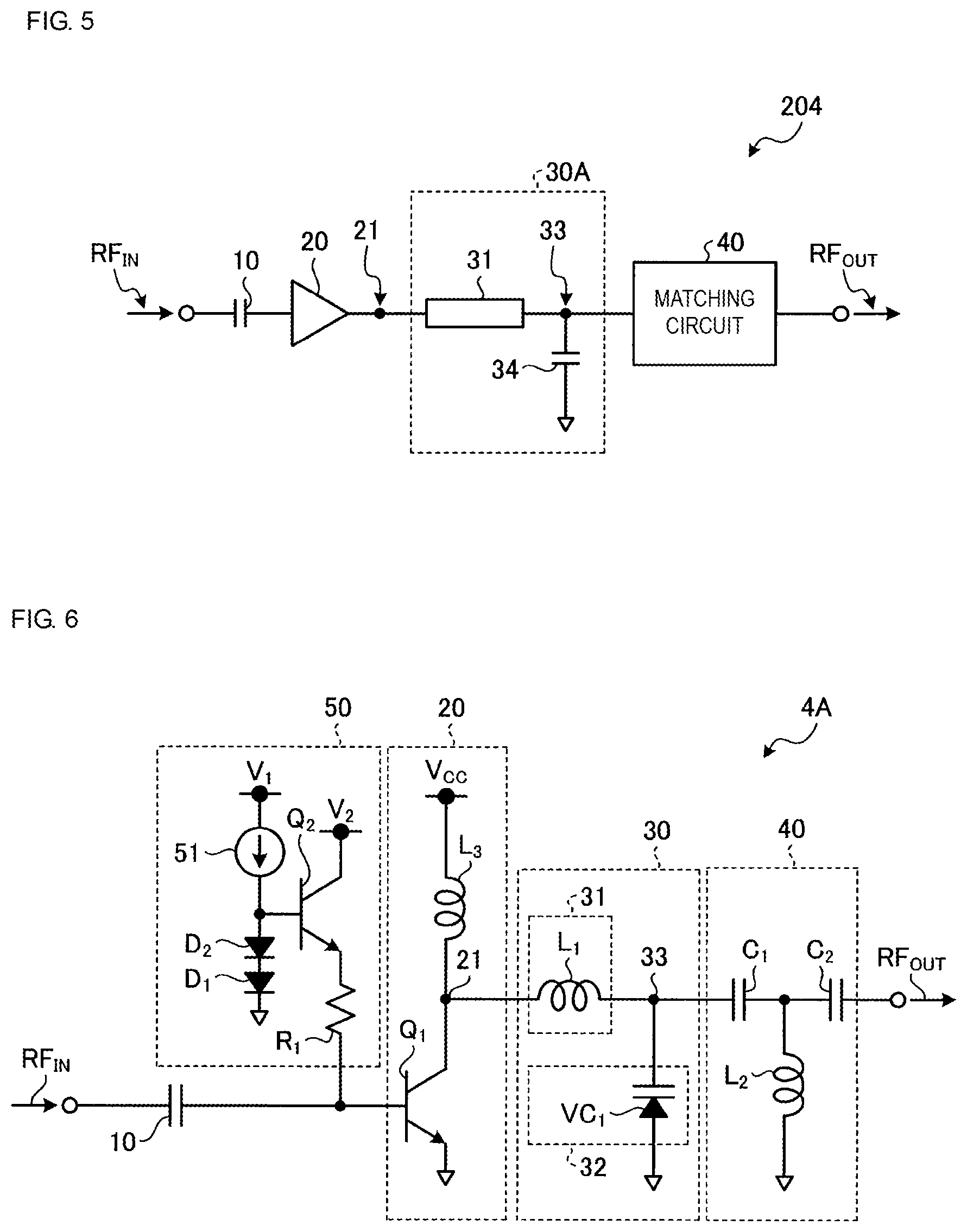 Patent US11784609 Figure 4 – Power amplifier circuit