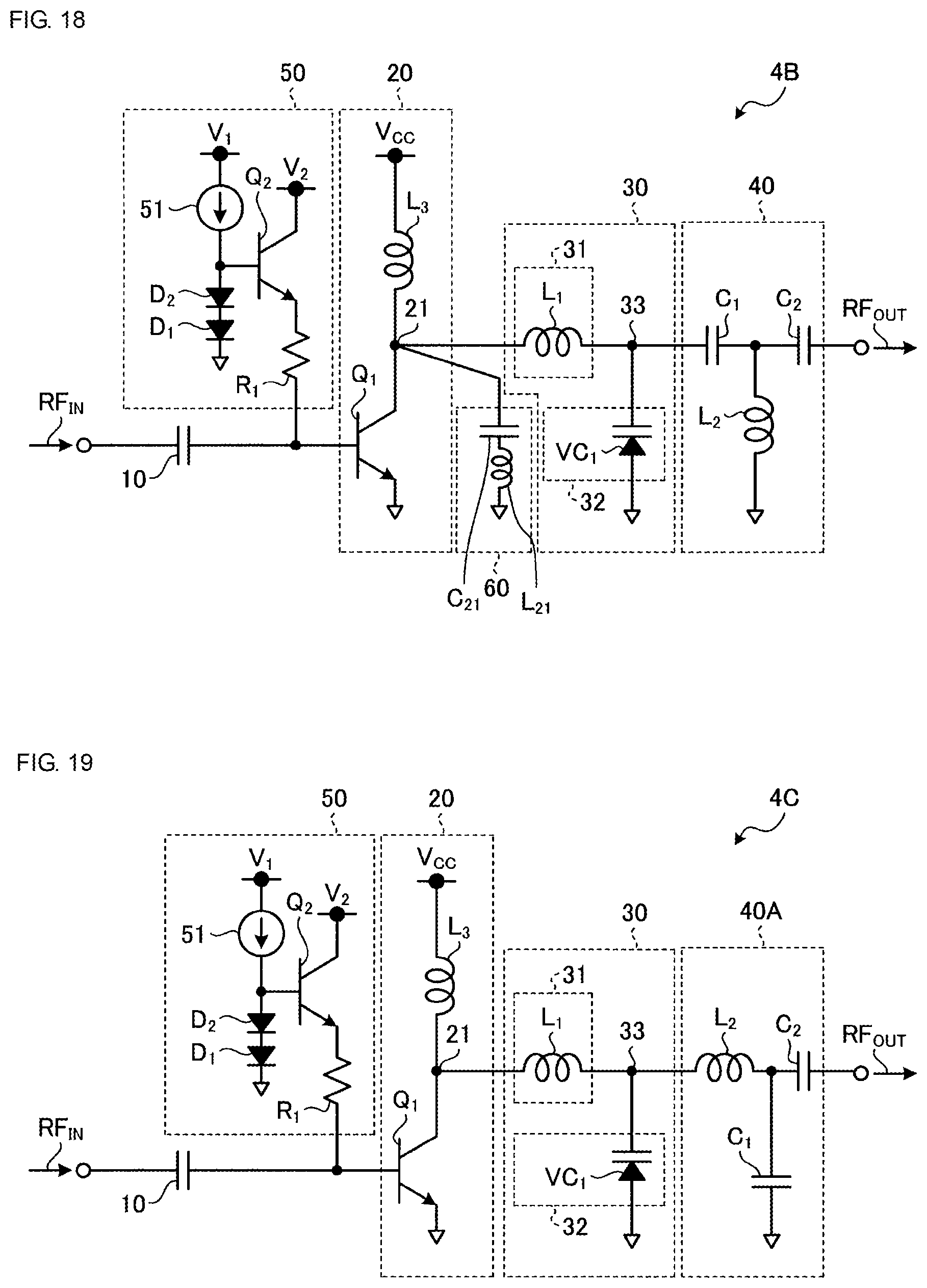 Patent US11784609 Figure 12 – Power amplifier circuit