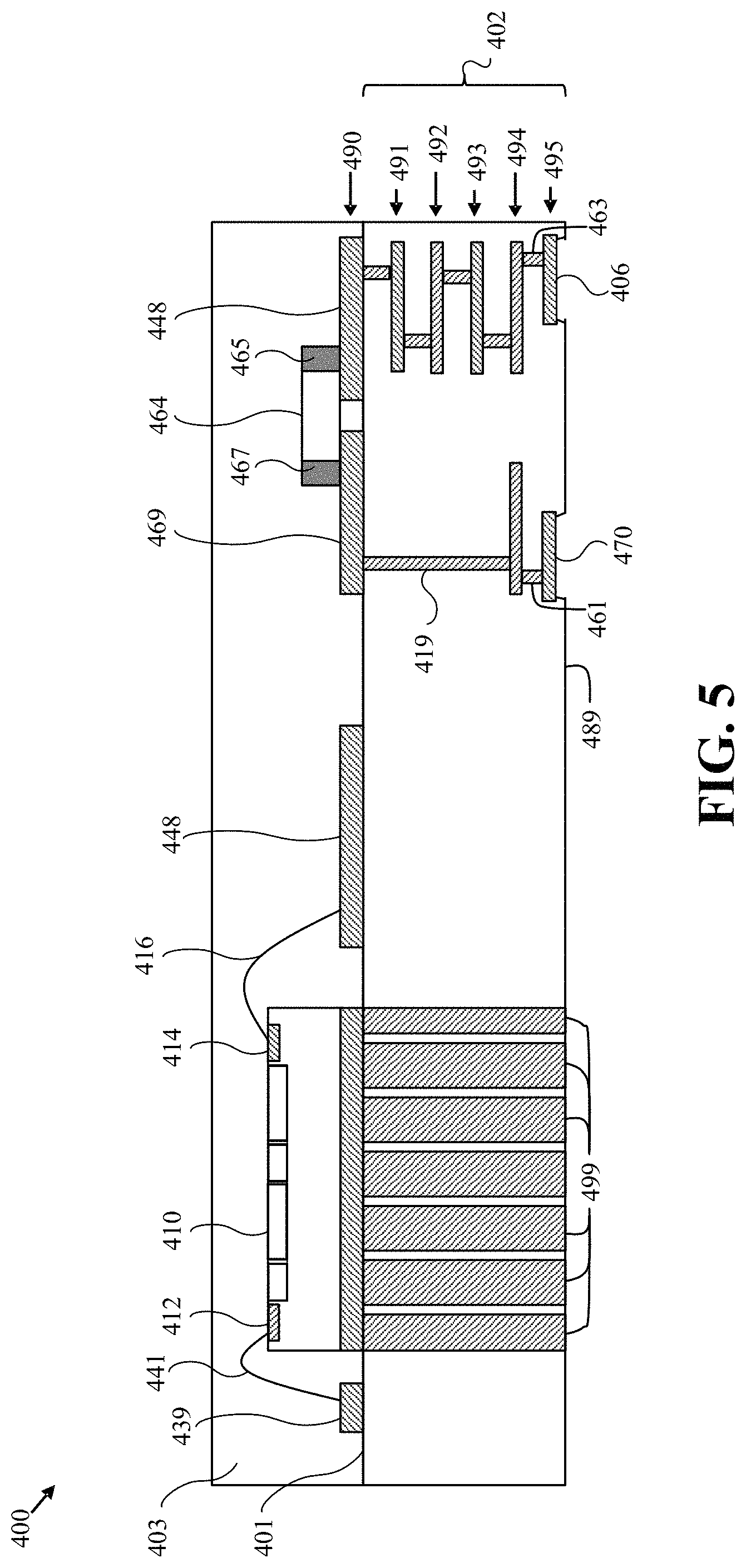 Patent US11784610 Figure 5 – Doherty amplifier module with compact wideband impedance inverter