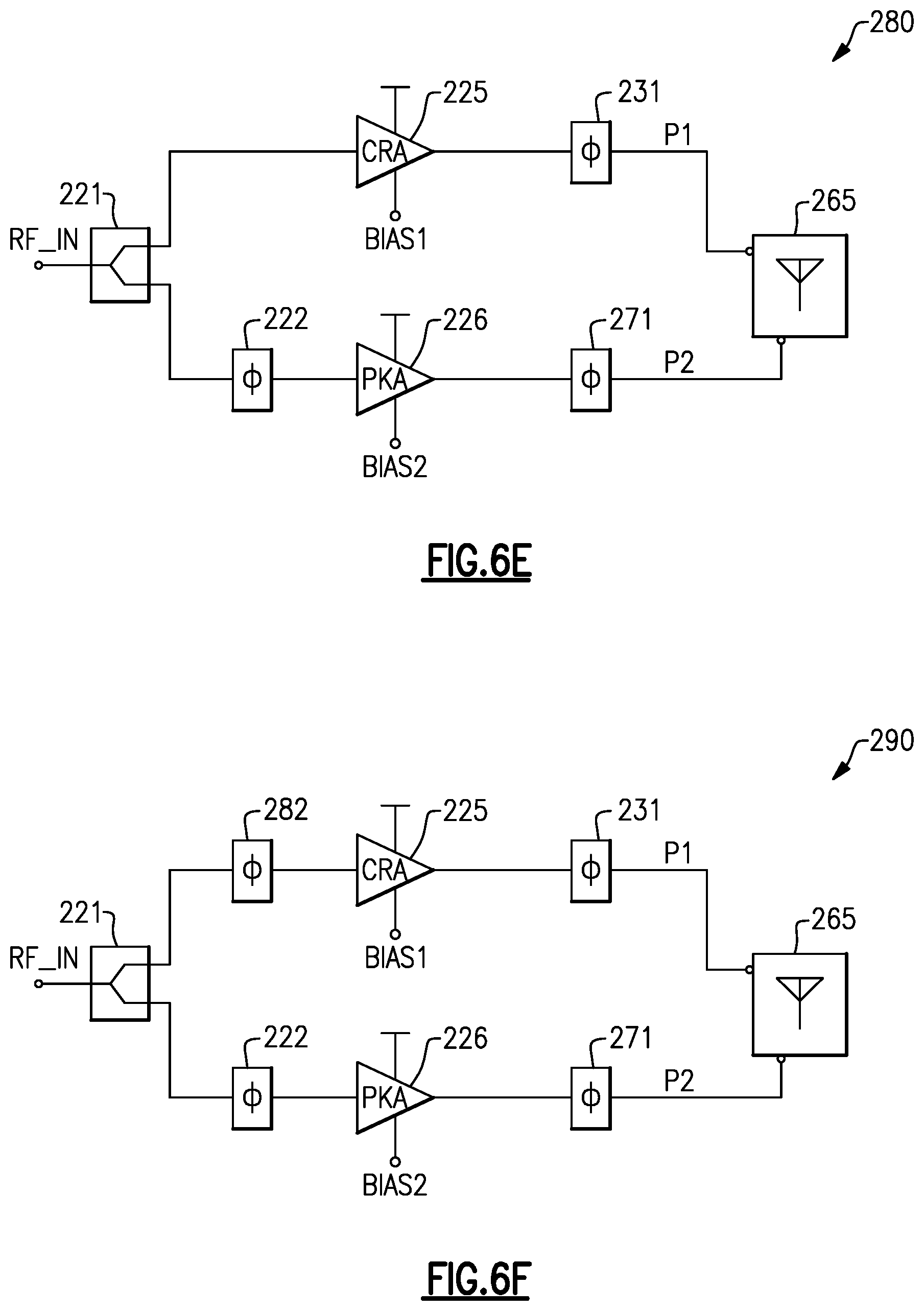 Patent US11784611 Figure 11 – Power amplifier antenna structure