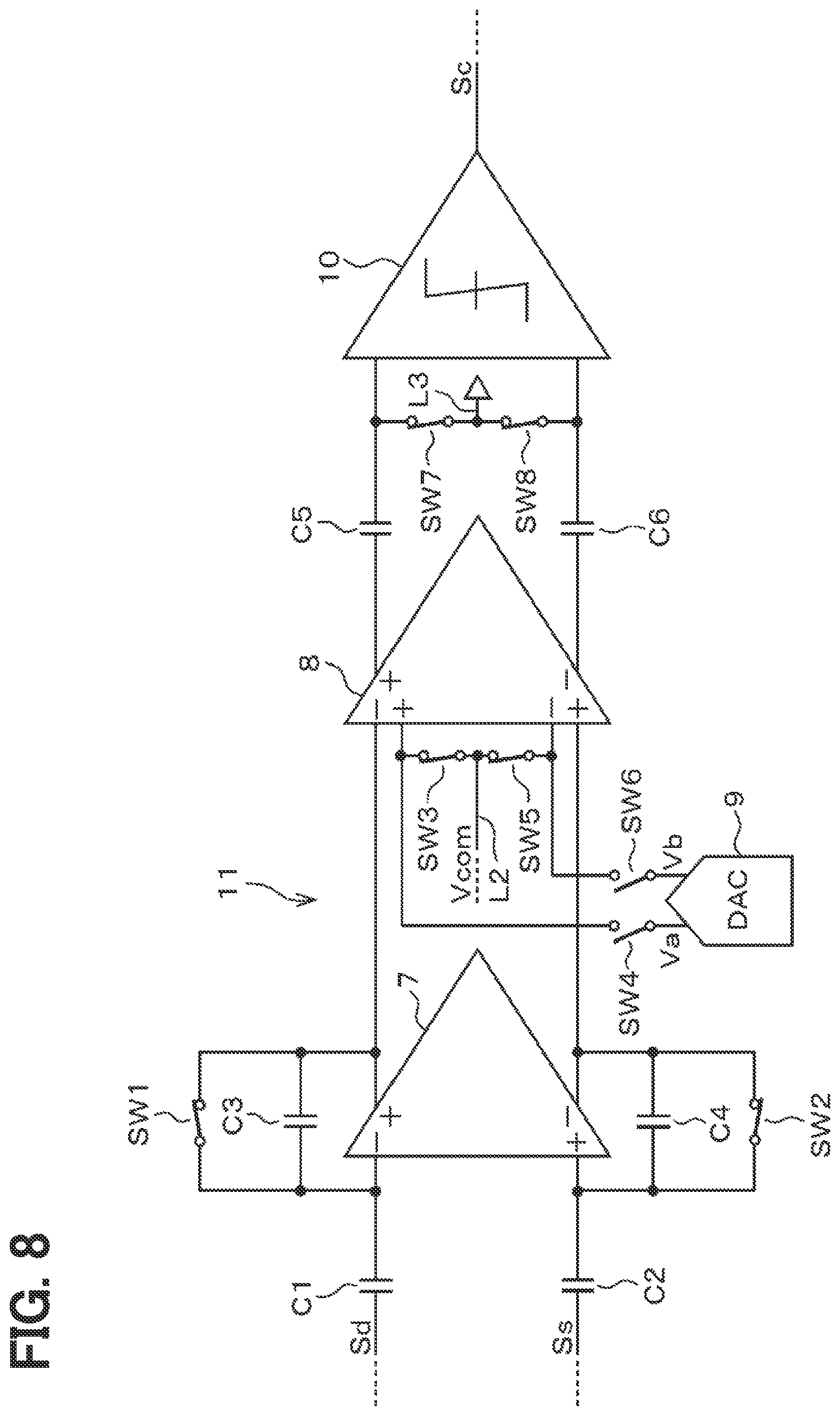 Patent US11784612 Figure 8 – Signal detection circuit