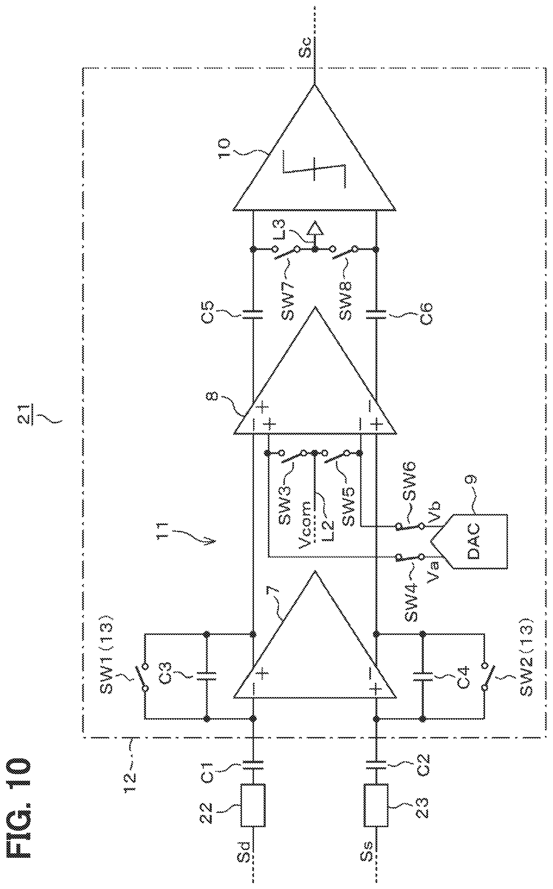 Patent US11784612 Figure 10 – Signal detection circuit