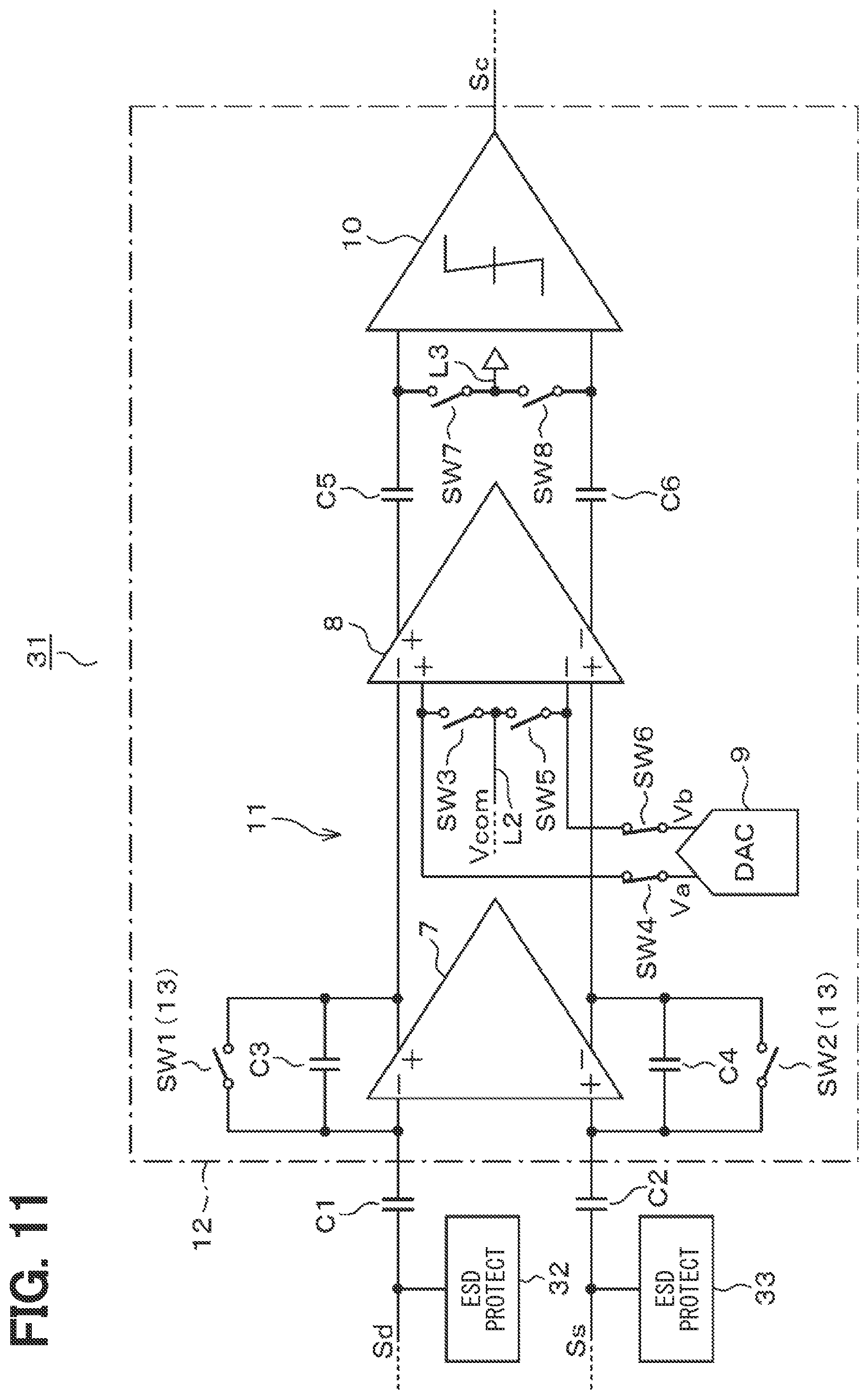 Patent US11784612 Figure 11 – Signal detection circuit