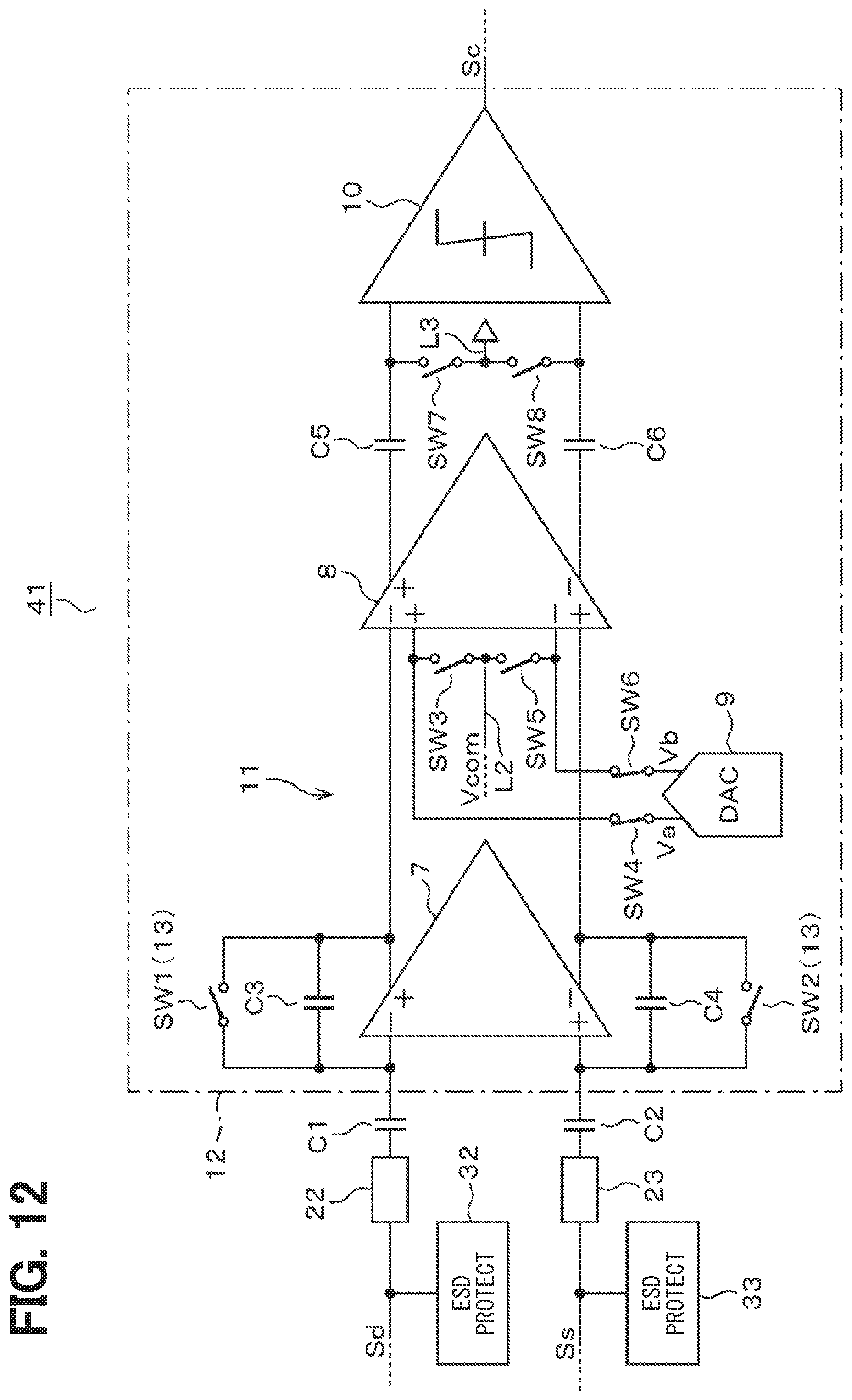 Patent US11784612 Figure 12 – Signal detection circuit
