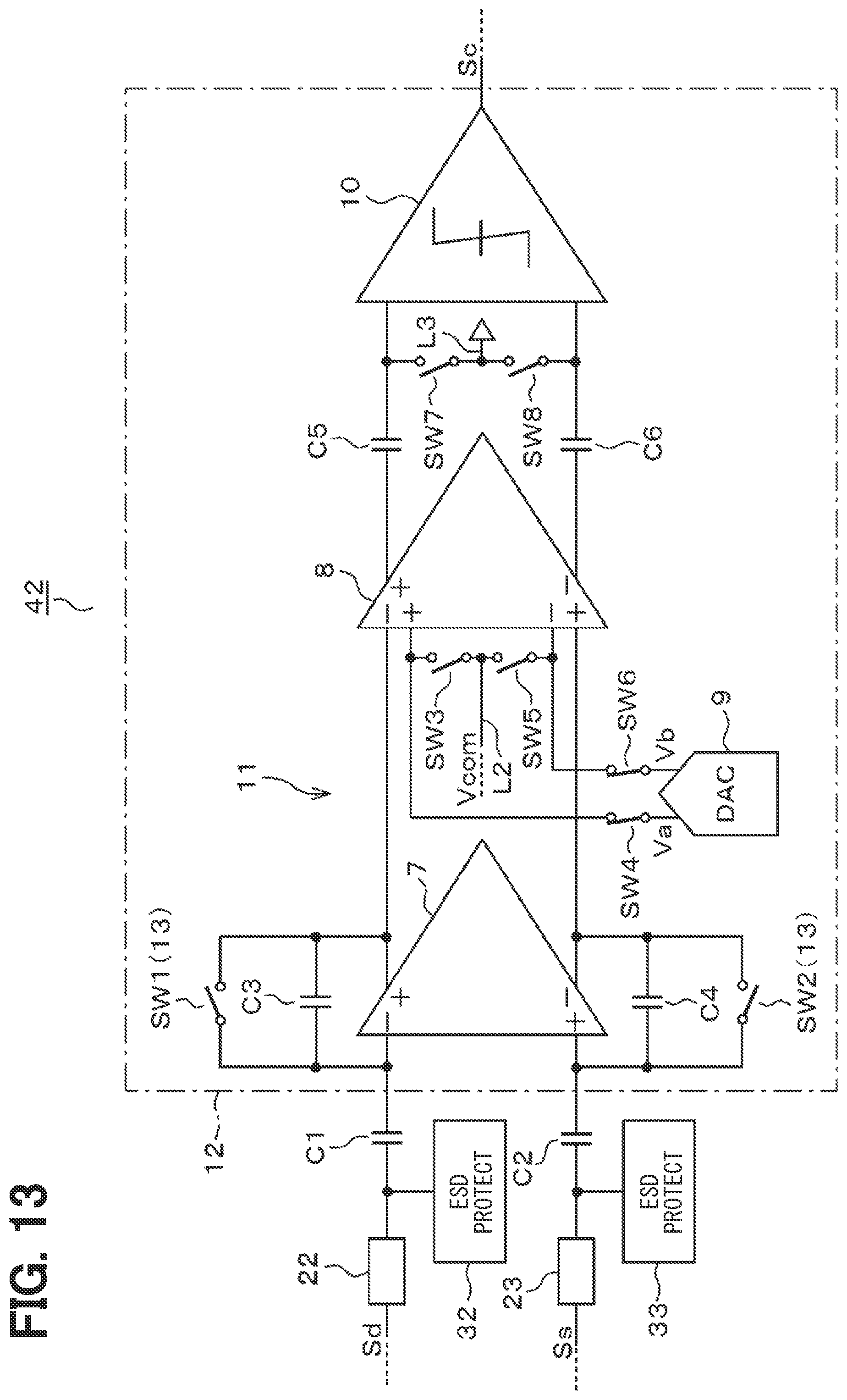 Patent US11784612 Figure 13 – Signal detection circuit