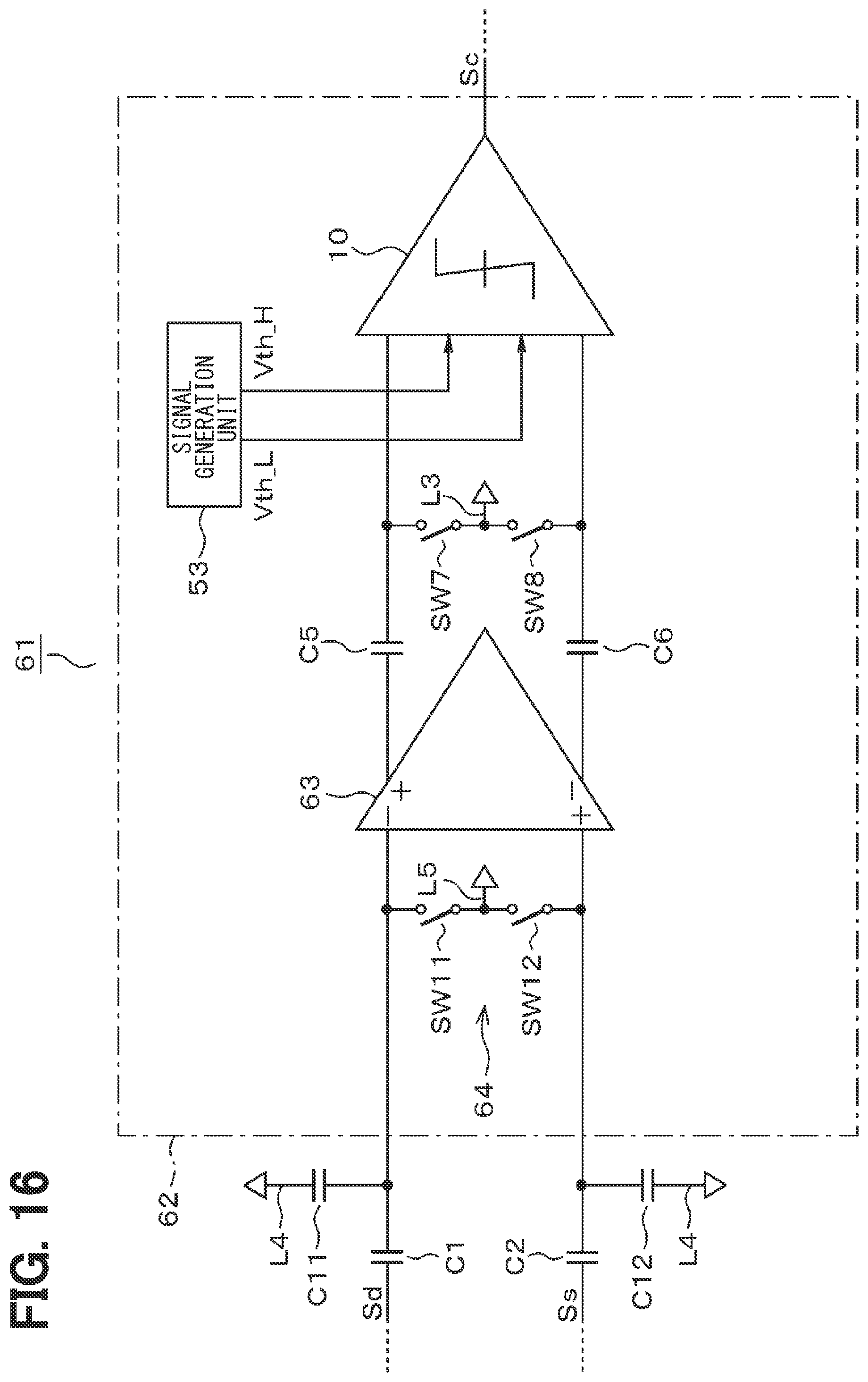 Patent US11784612 Figure 16 – Signal detection circuit