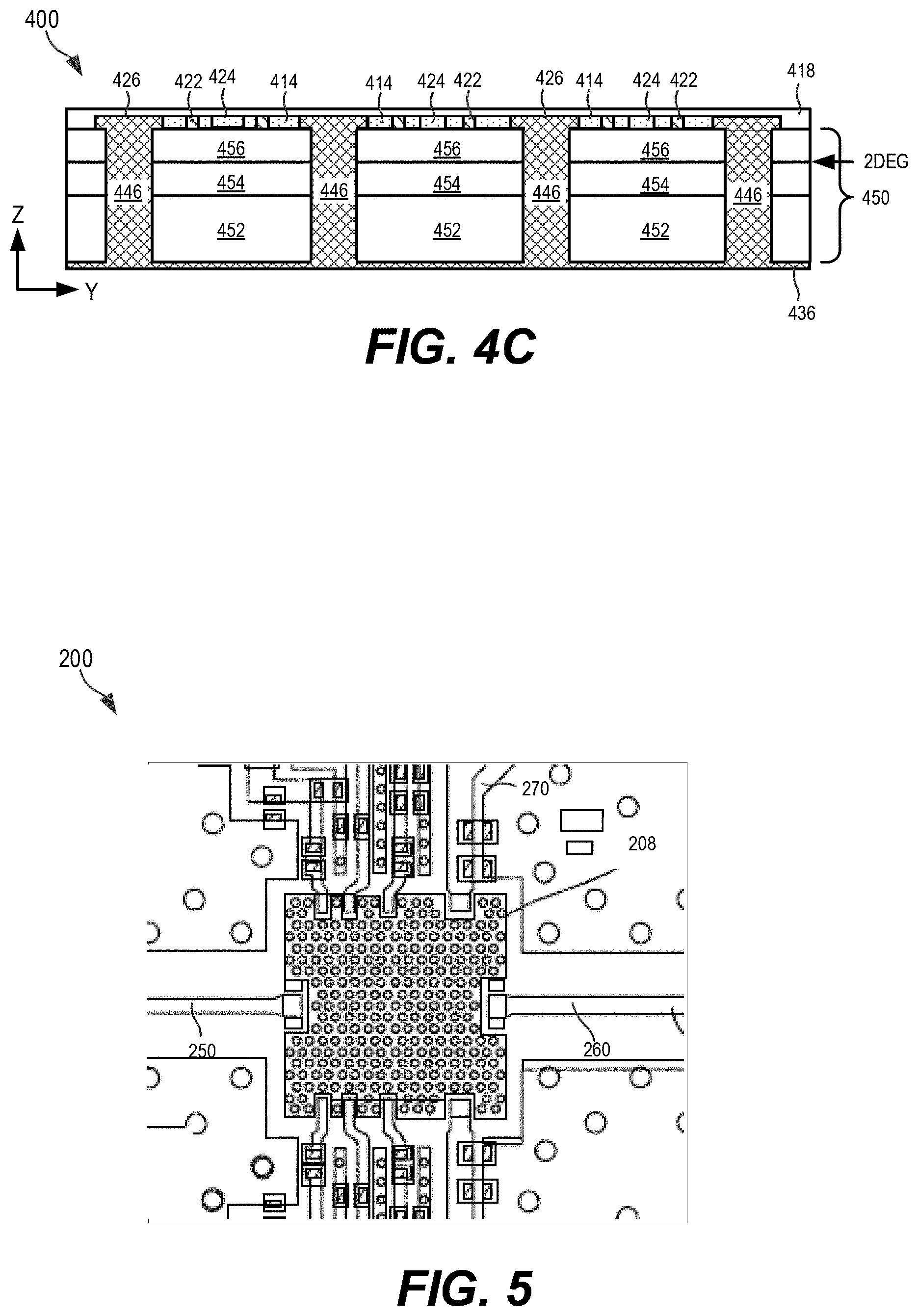 Patent US11784613 Figure 5 – High output power density radio frequency transistor amplifiers in flat no-lead overmold packages