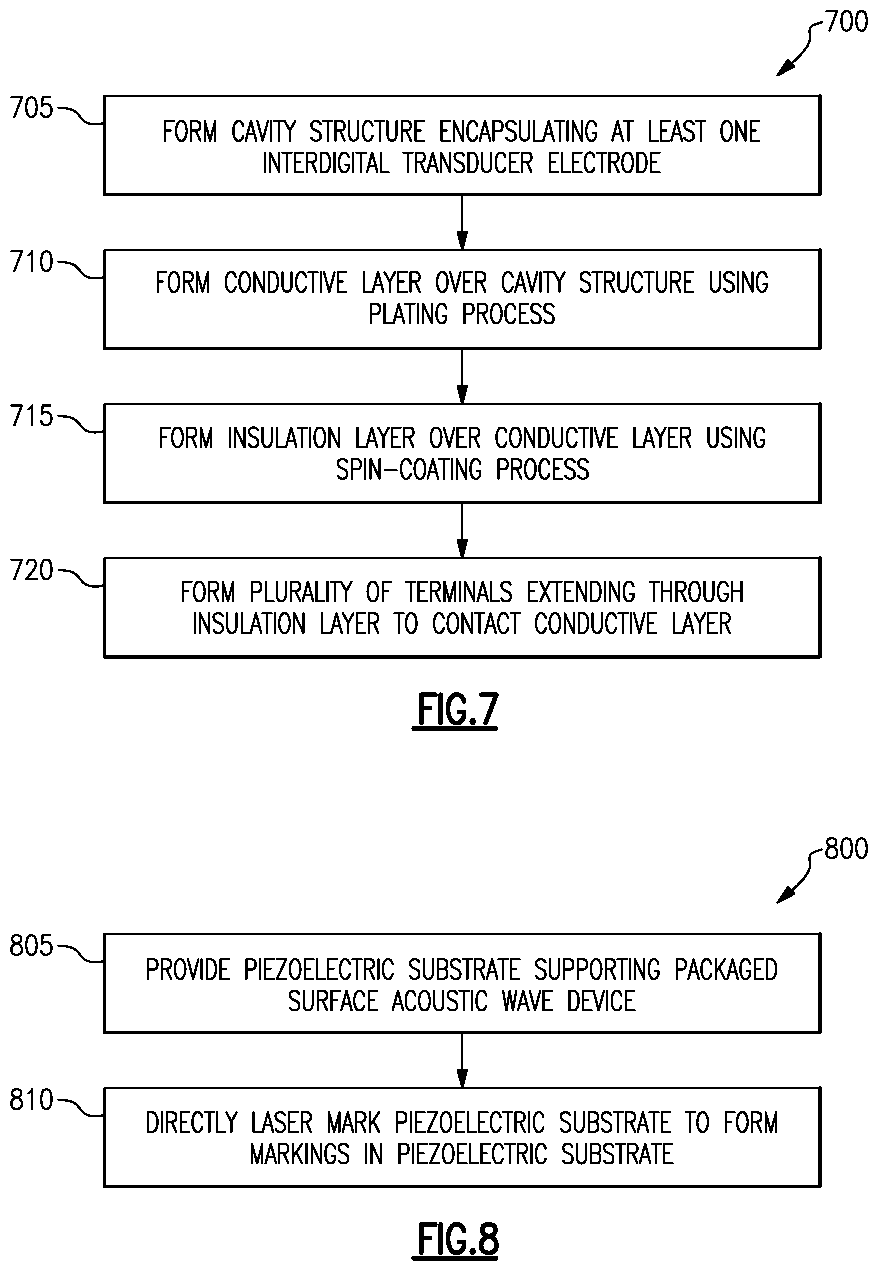 Patent US11784622 Figure 19 – Laser-marked packaged surface acoustic wave devices