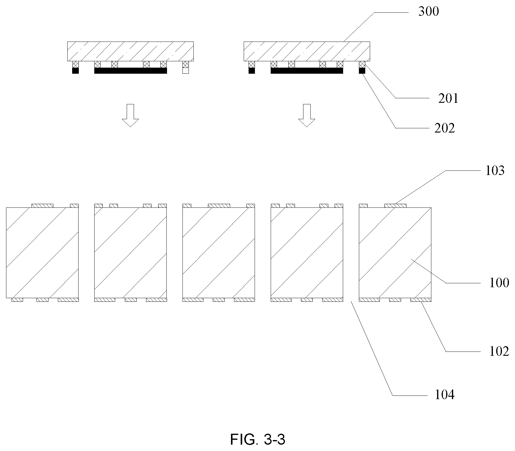 Patent US11784625 Figure 4 – Packaging method and package structure for filter chip