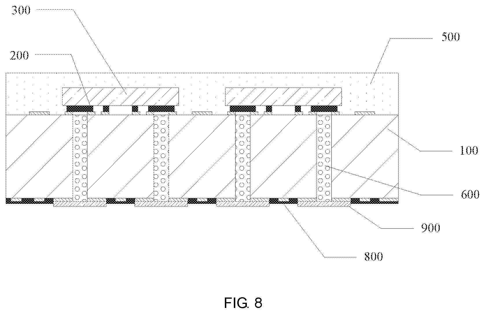 Patent US11784625 Figure 10 – Packaging method and package structure for filter chip