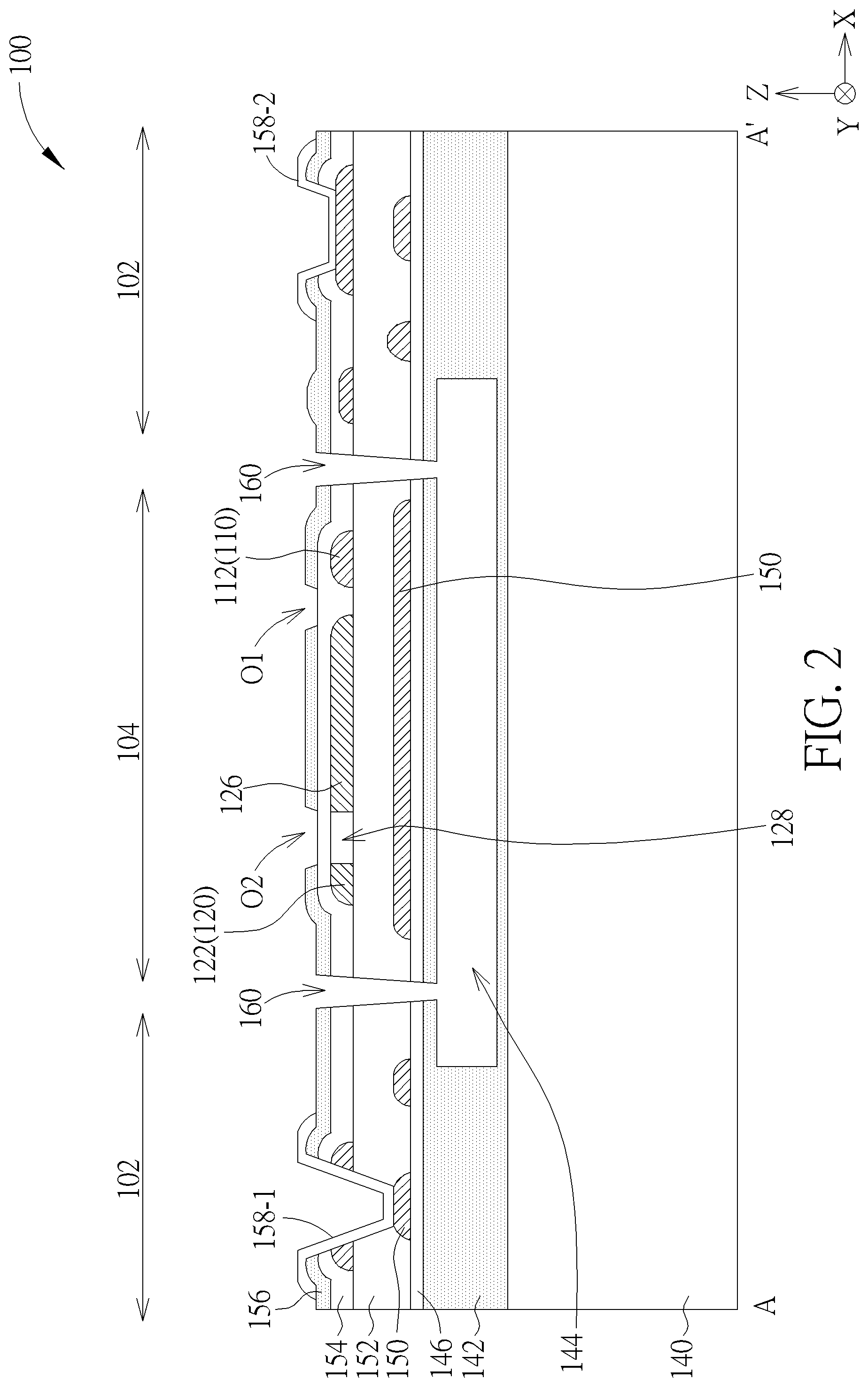 Patent US11784627 Figure 2 – Lamb wave resonator and method of fabricating the same