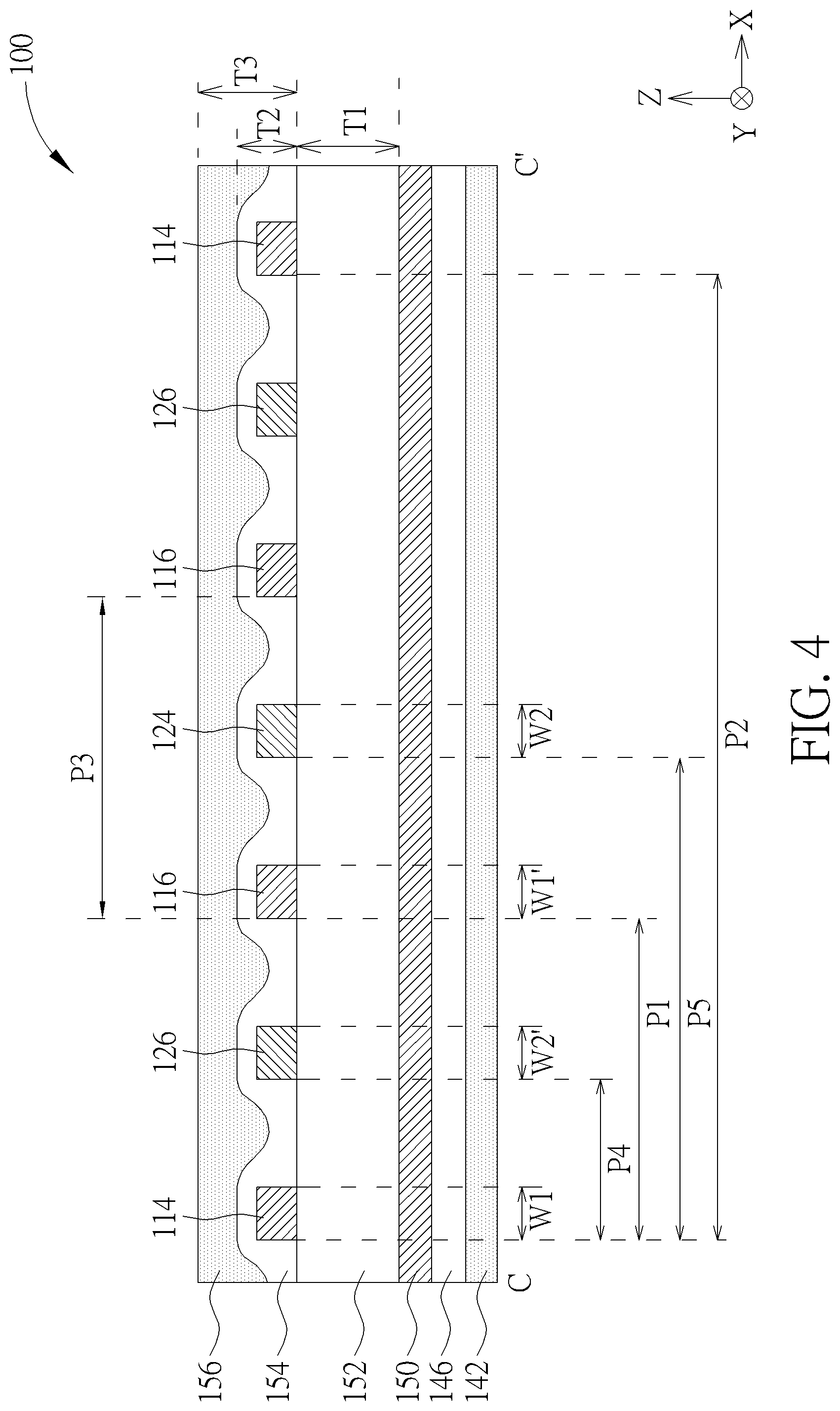 Patent US11784627 Figure 4 – Lamb wave resonator and method of fabricating the same