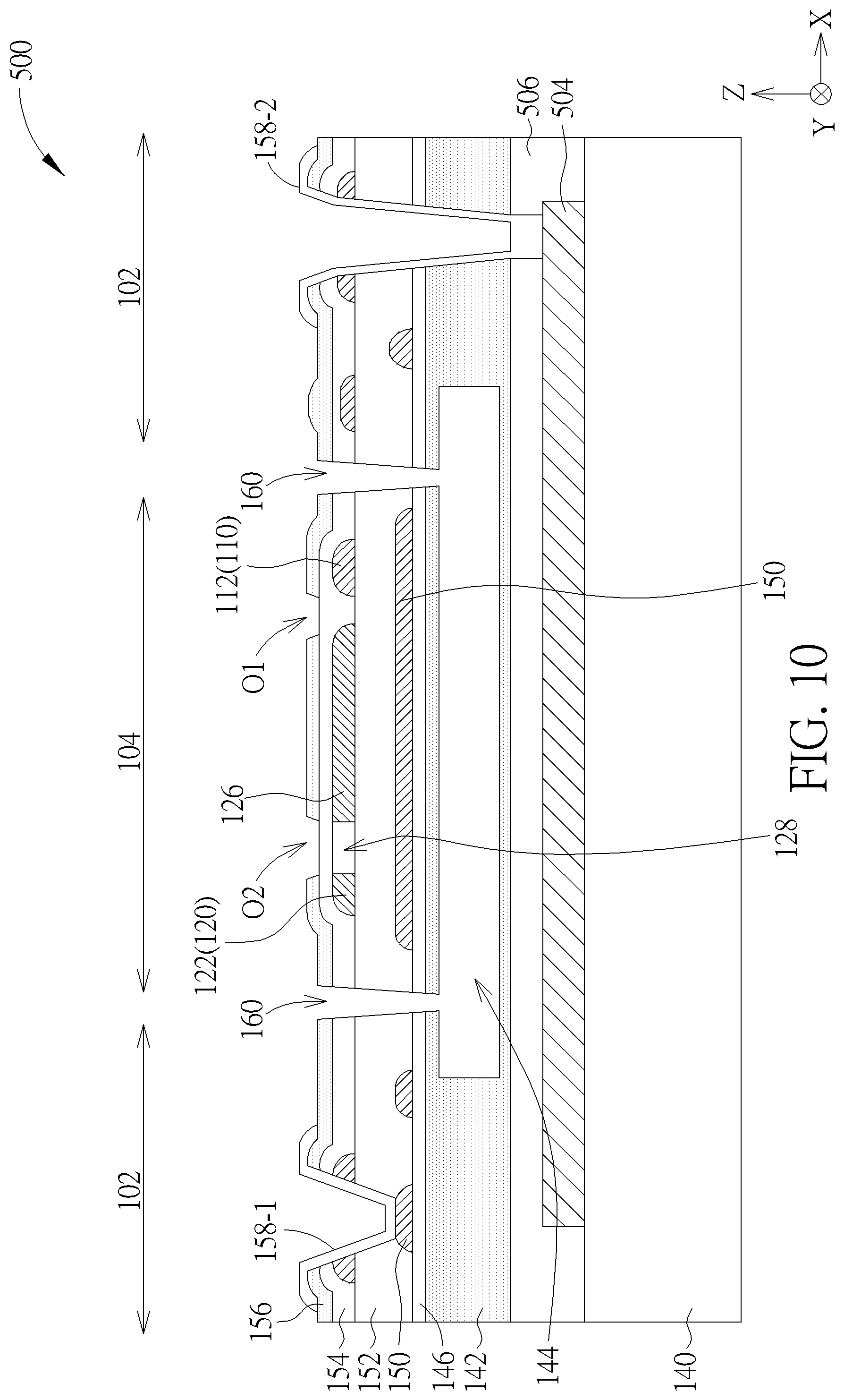 Patent US11784627 Figure 10 – Lamb wave resonator and method of fabricating the same